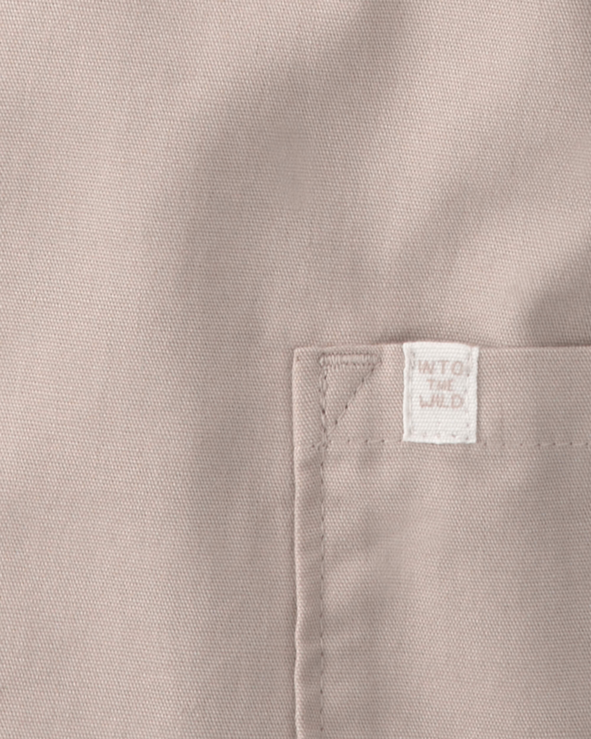 Baby Boy 2-Piece Solid Canvas Short-Sleeve Romper Set - Brown