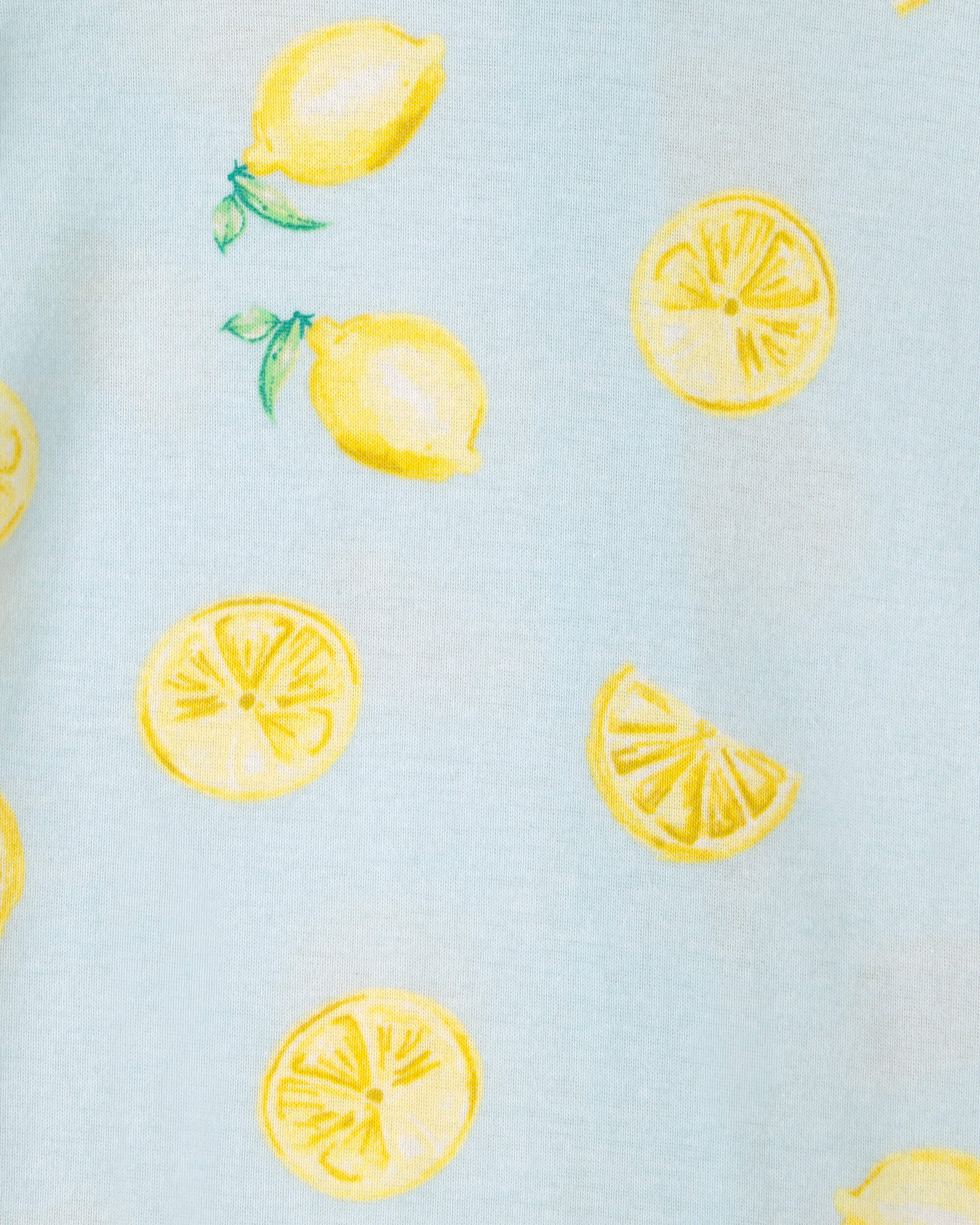Toddler 2-Pack Lemon Snug Fit 1-Piece Pajama Set - Yellow/Blue
