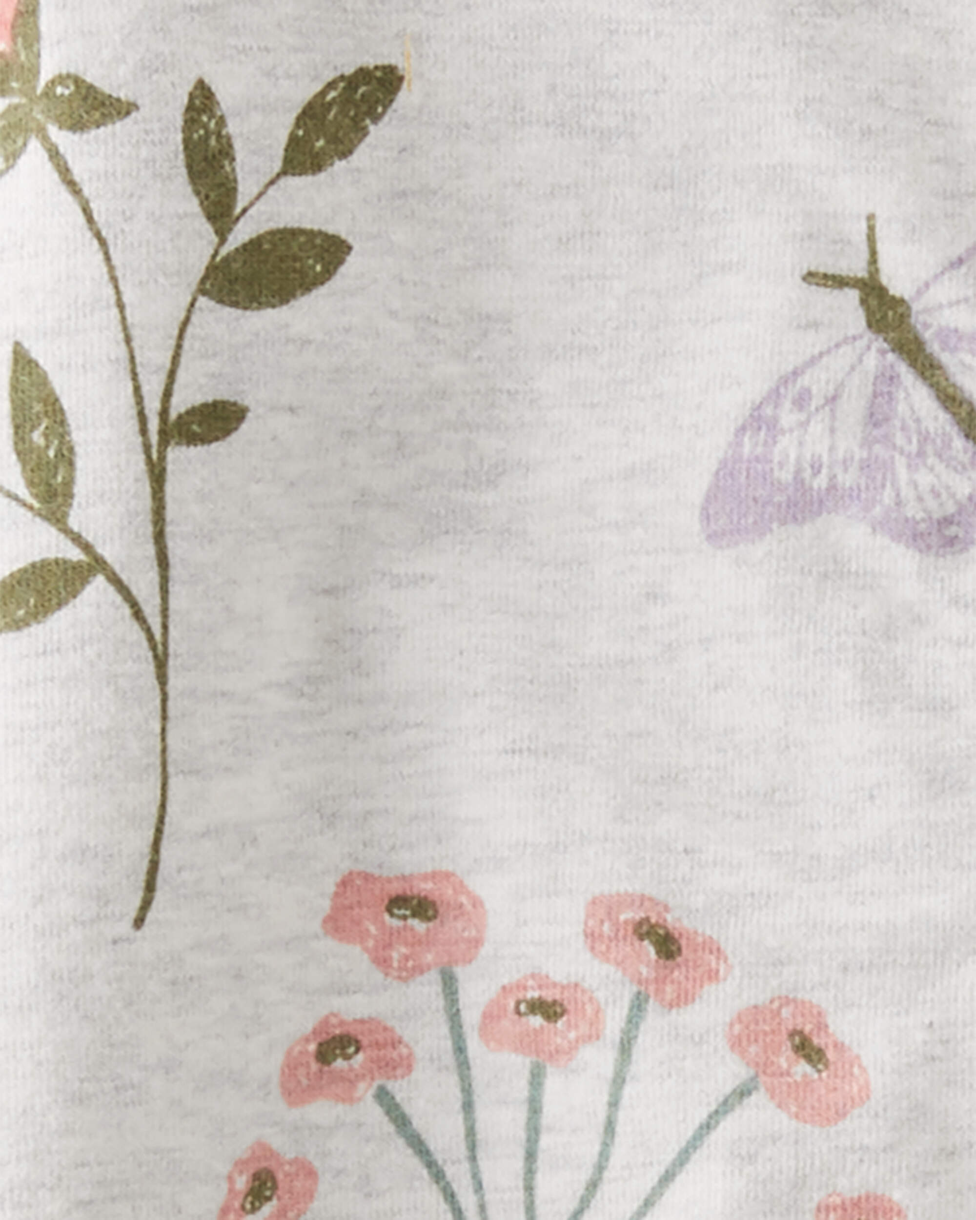 Baby Girl Organic Cotton Sleeper Pyjamas