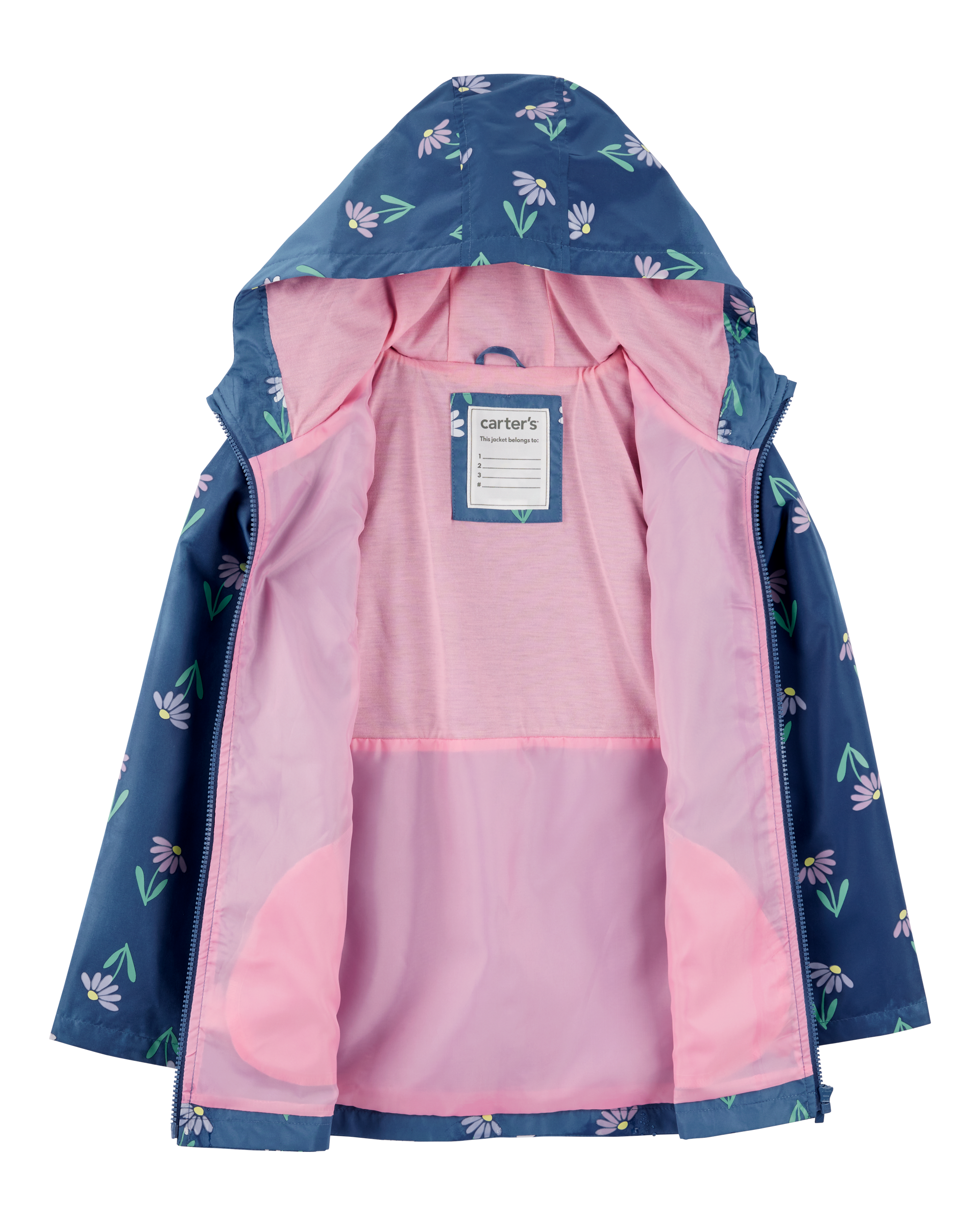 Colour Changing Rain Jacket - Navy