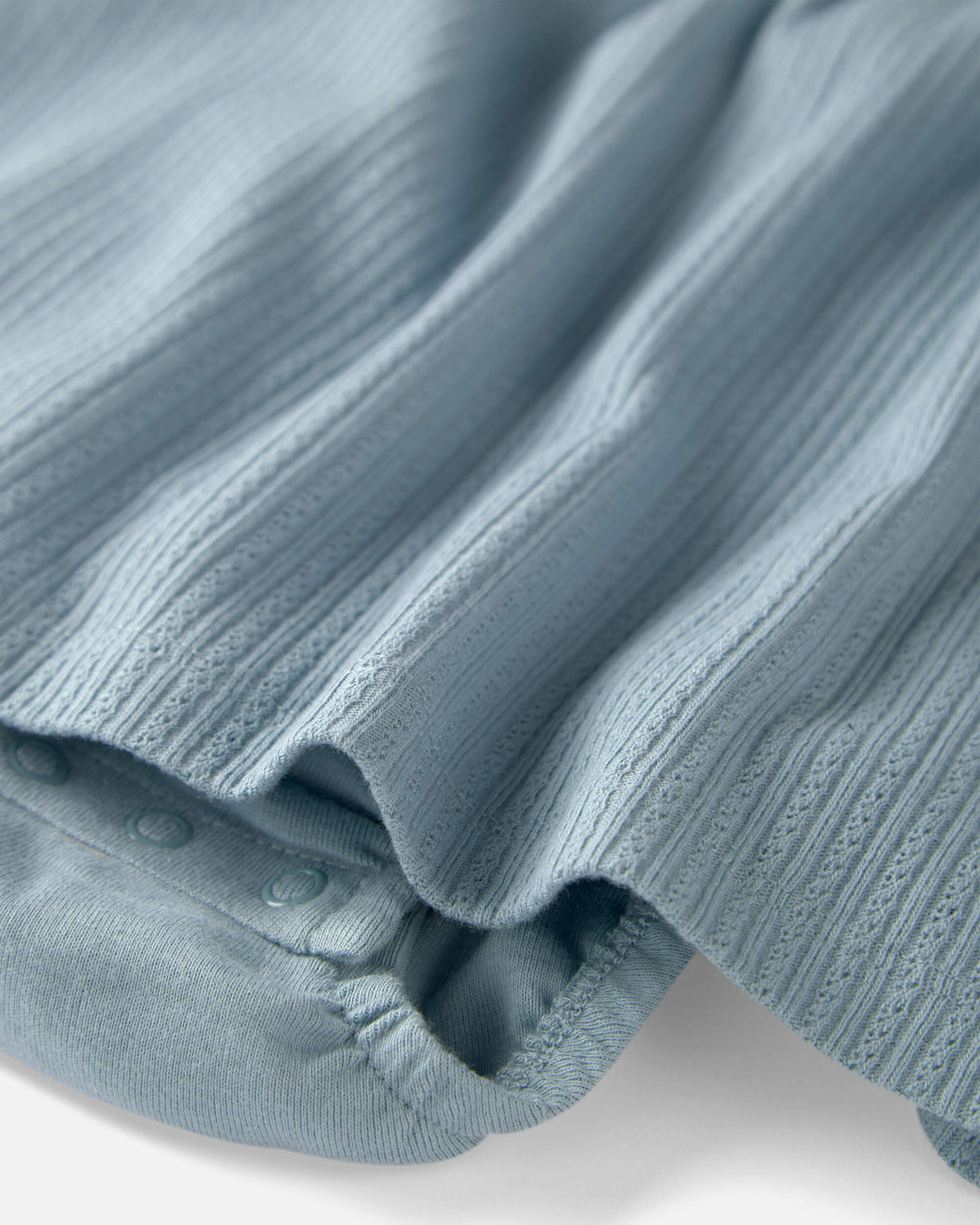 Baby Girl Pointelle Bodysuit Dress Made with Organic Cotton