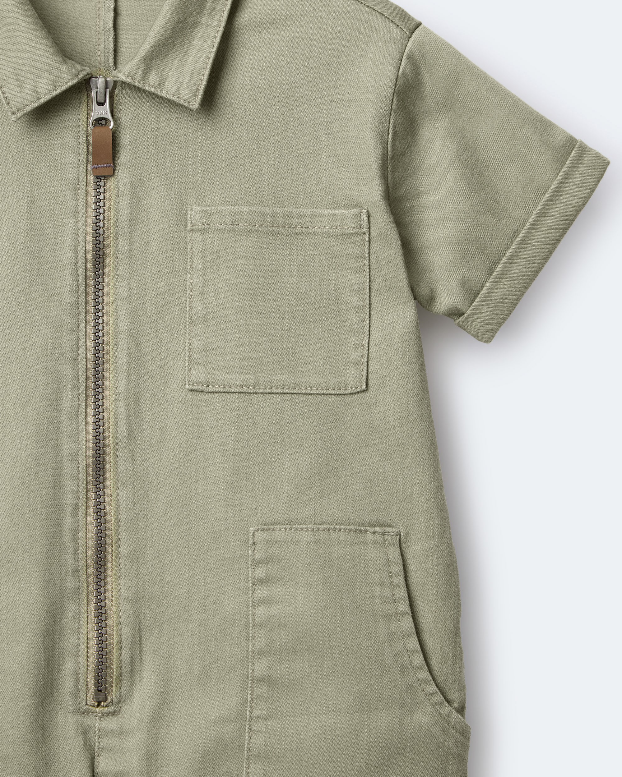 Toddler Day Out™ Jumpsuit - Olive