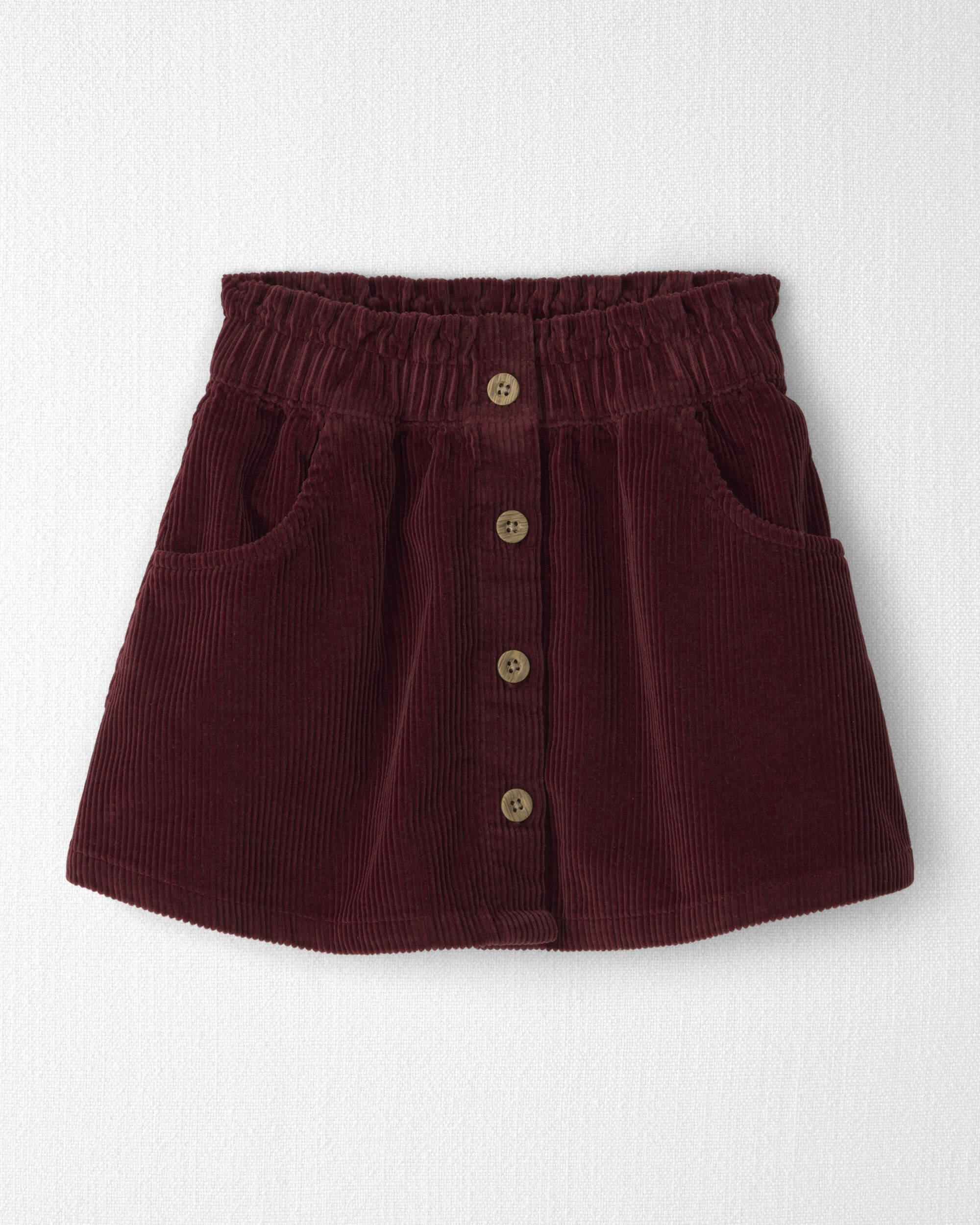 Toddler Girl Organic Cotton Corduroy Skirt