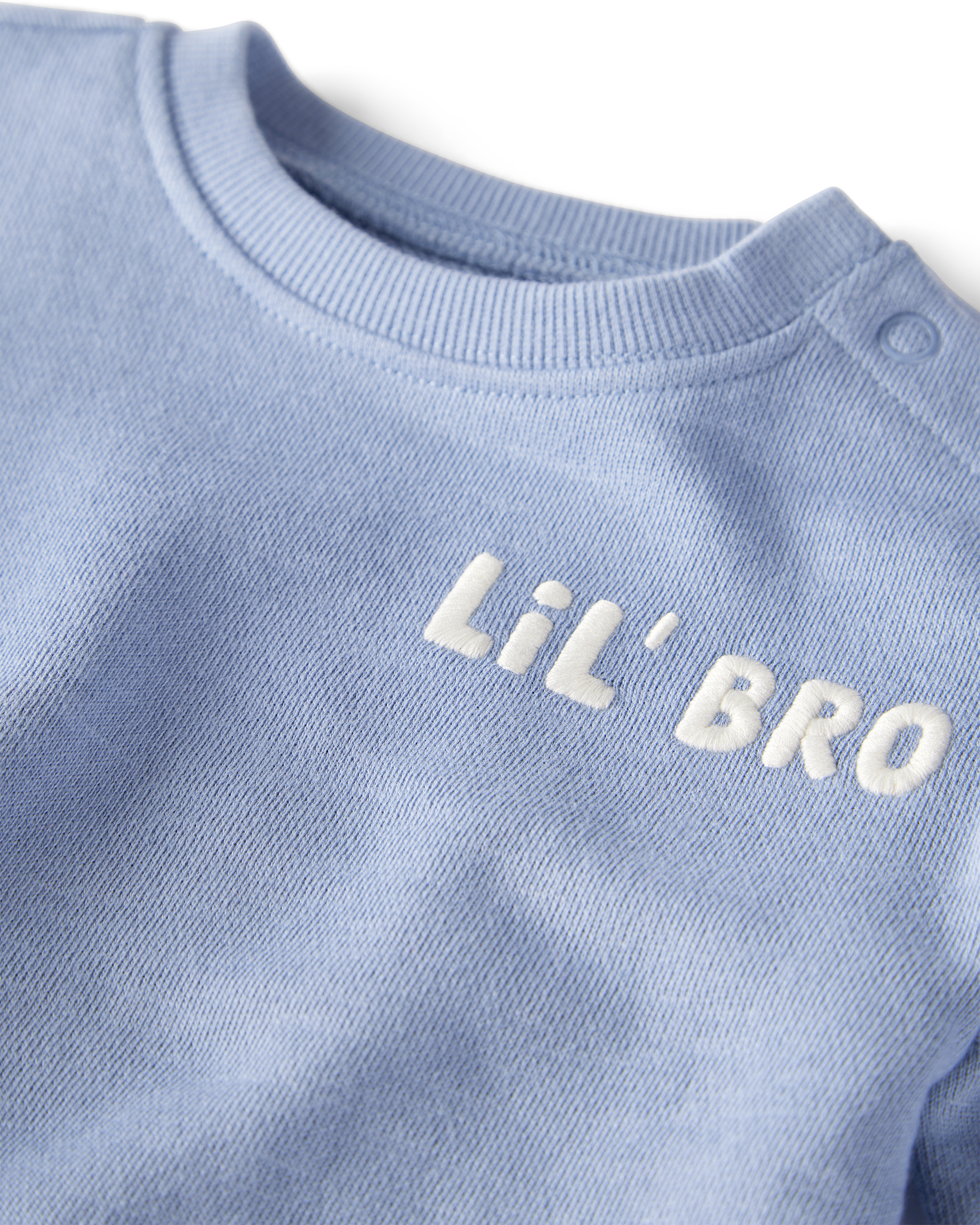 Baby Boy Organic Cotton Lil' Bro Bubble