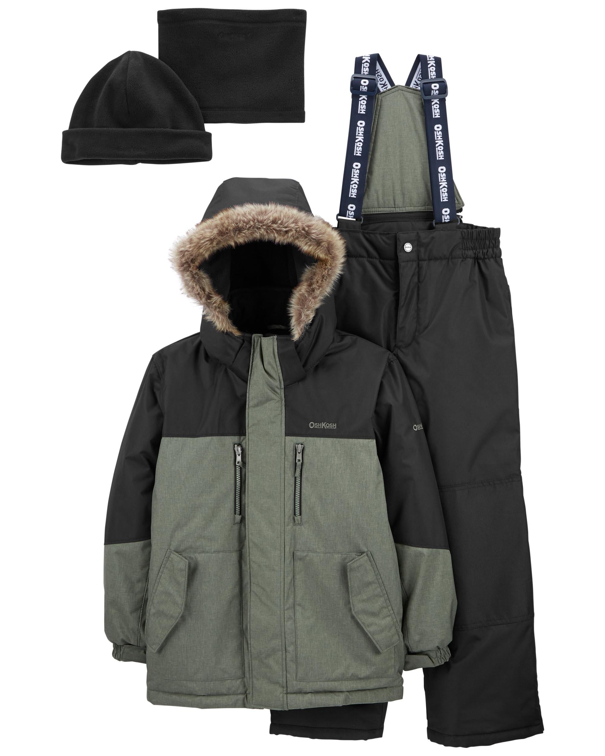 Mutli 2-Piece Snowsuit With Bonus Hat And Neck Warmer