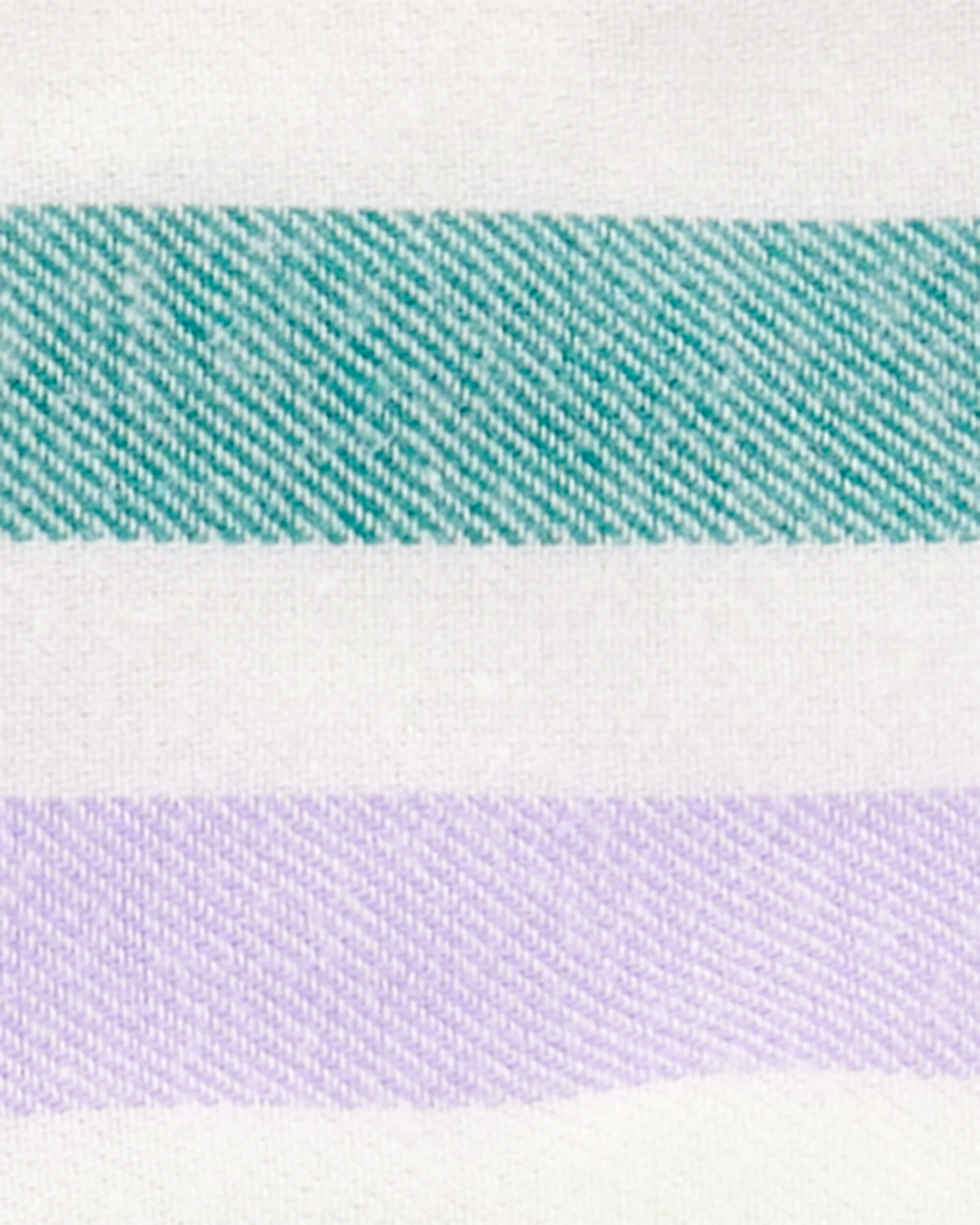 Baby Girl 3-Piece Striped Outfit Set