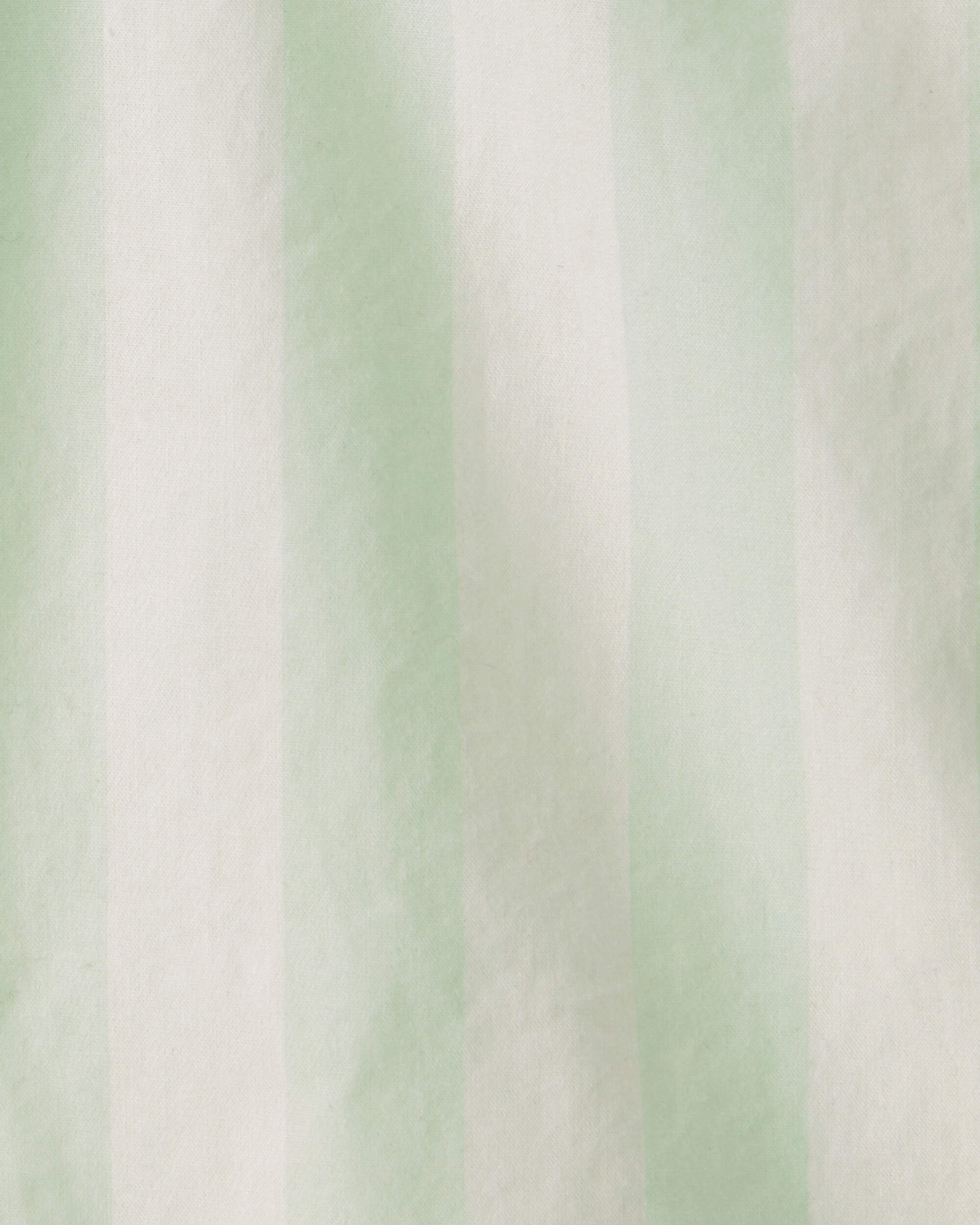 Baby Girl Striped Pants - Green/Ivory