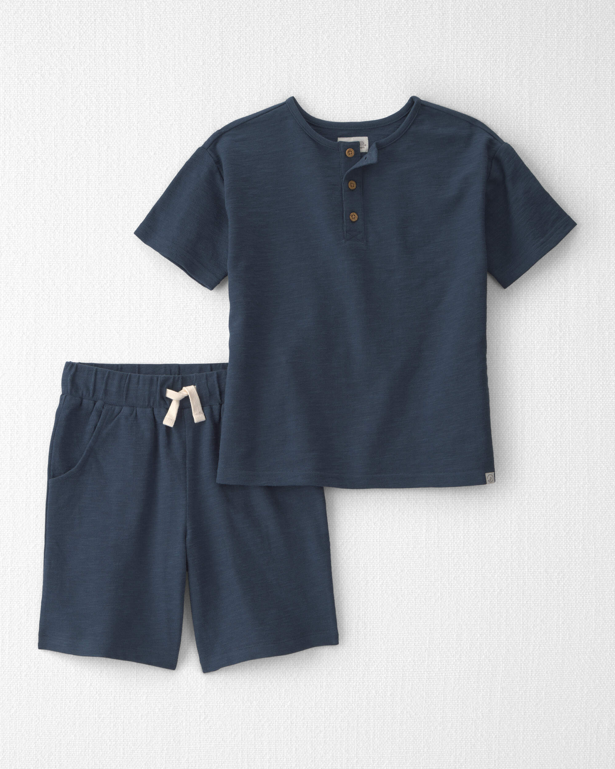 Boys 2-Piece Top & Short Set Made with Organic Cotton
