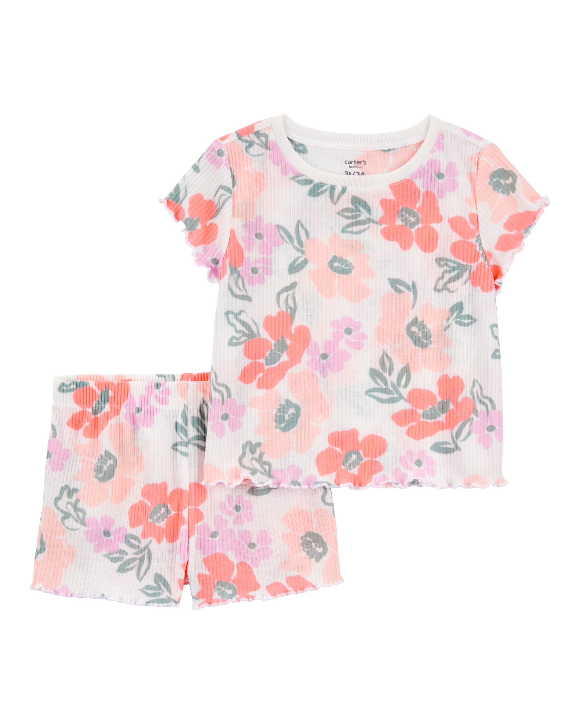 Toddler Floral Loose Fit 2-Piece Pyjamas