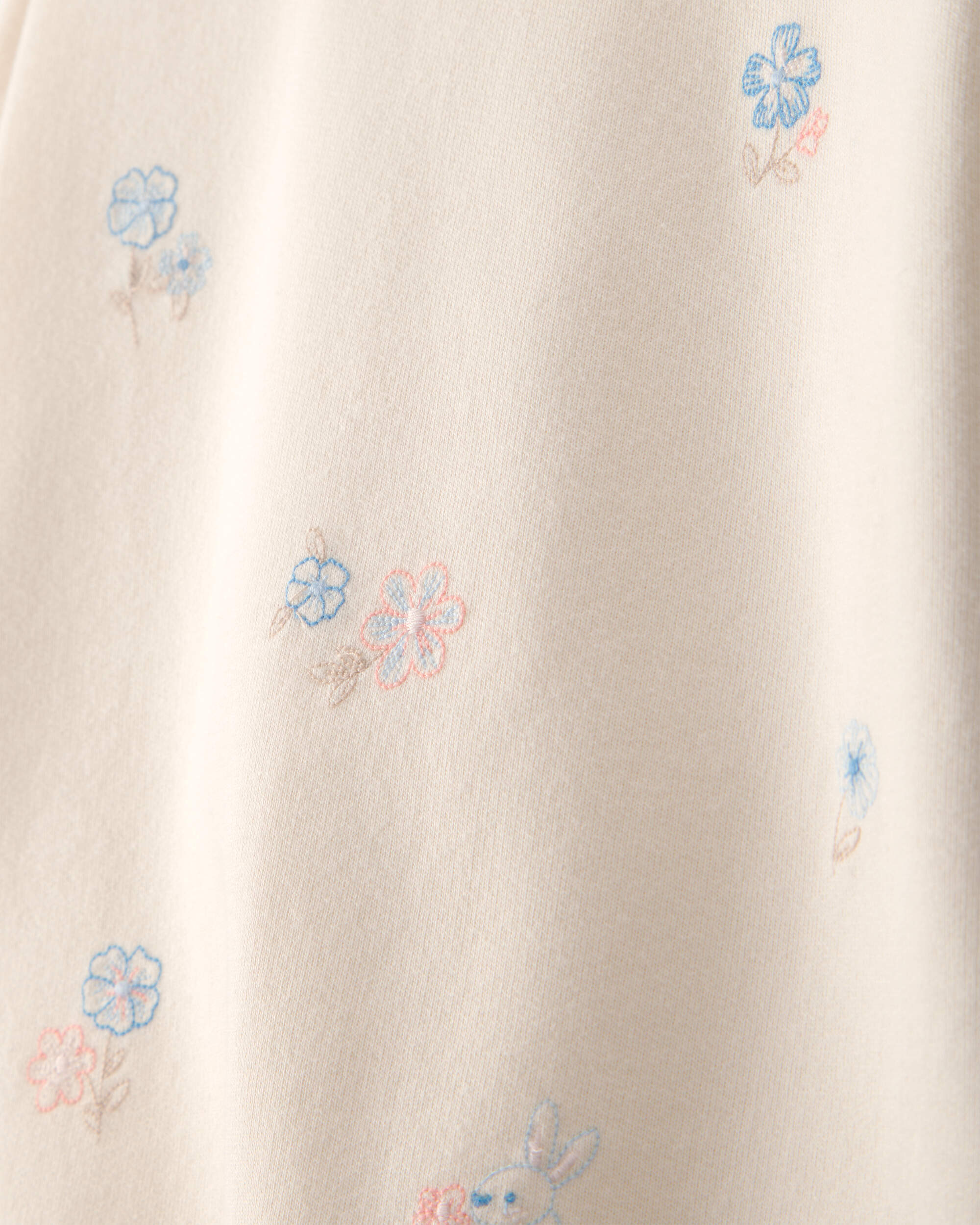 Toddler Girl 2-Piece Floral French Terry Top & Skort Set - Cream