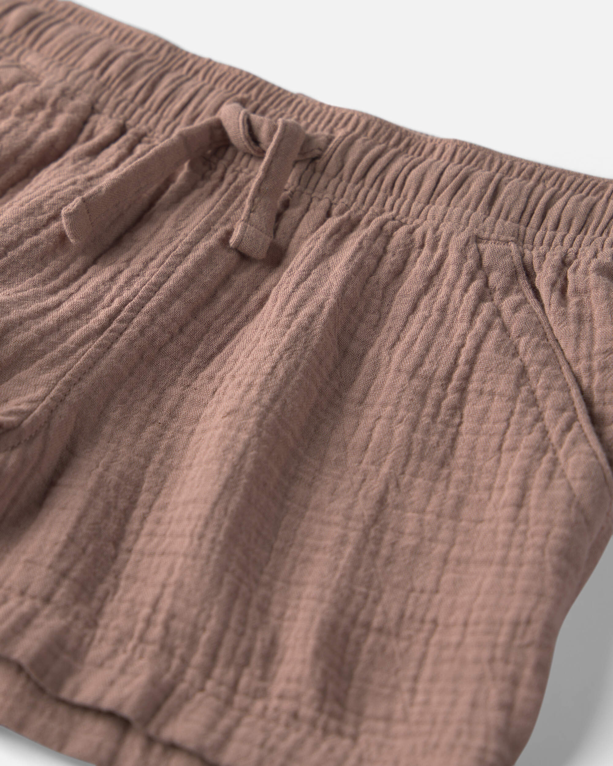 Toddler Boy 2-Piece Organic Cotton Gauze Top & Short Set