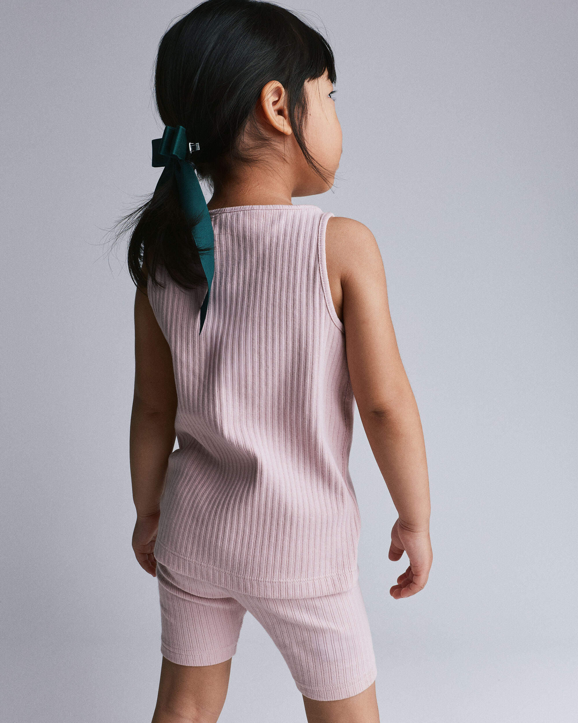 Toddler Girl Brooklyn Bike Shorts - Rose