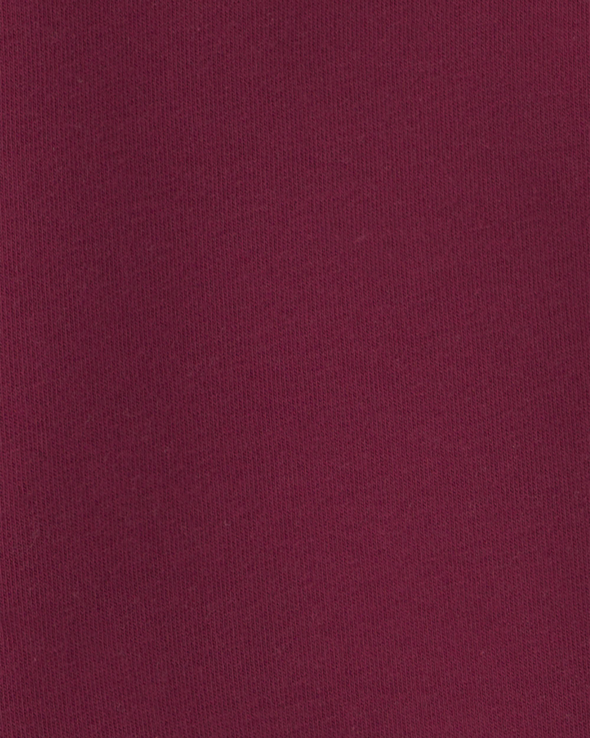 Boys Fleece Pullover Sweatshirt - Burgundy
