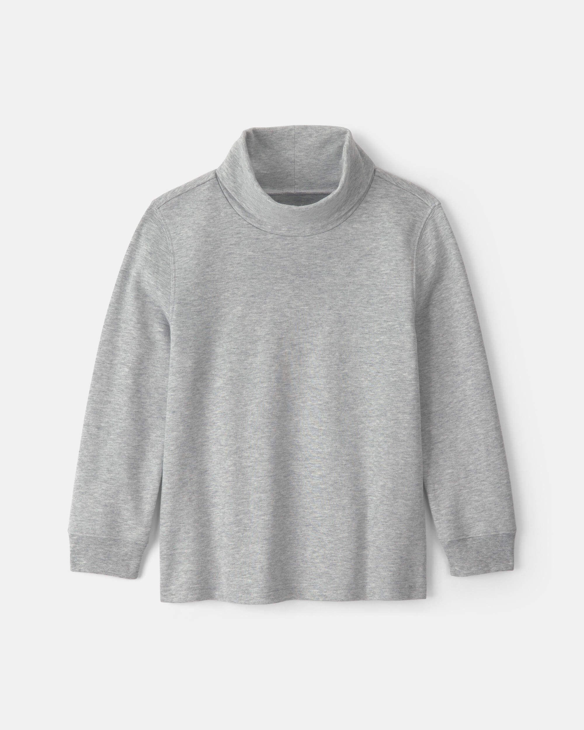 Boys Long-Sleeve Turtleneck - Grey