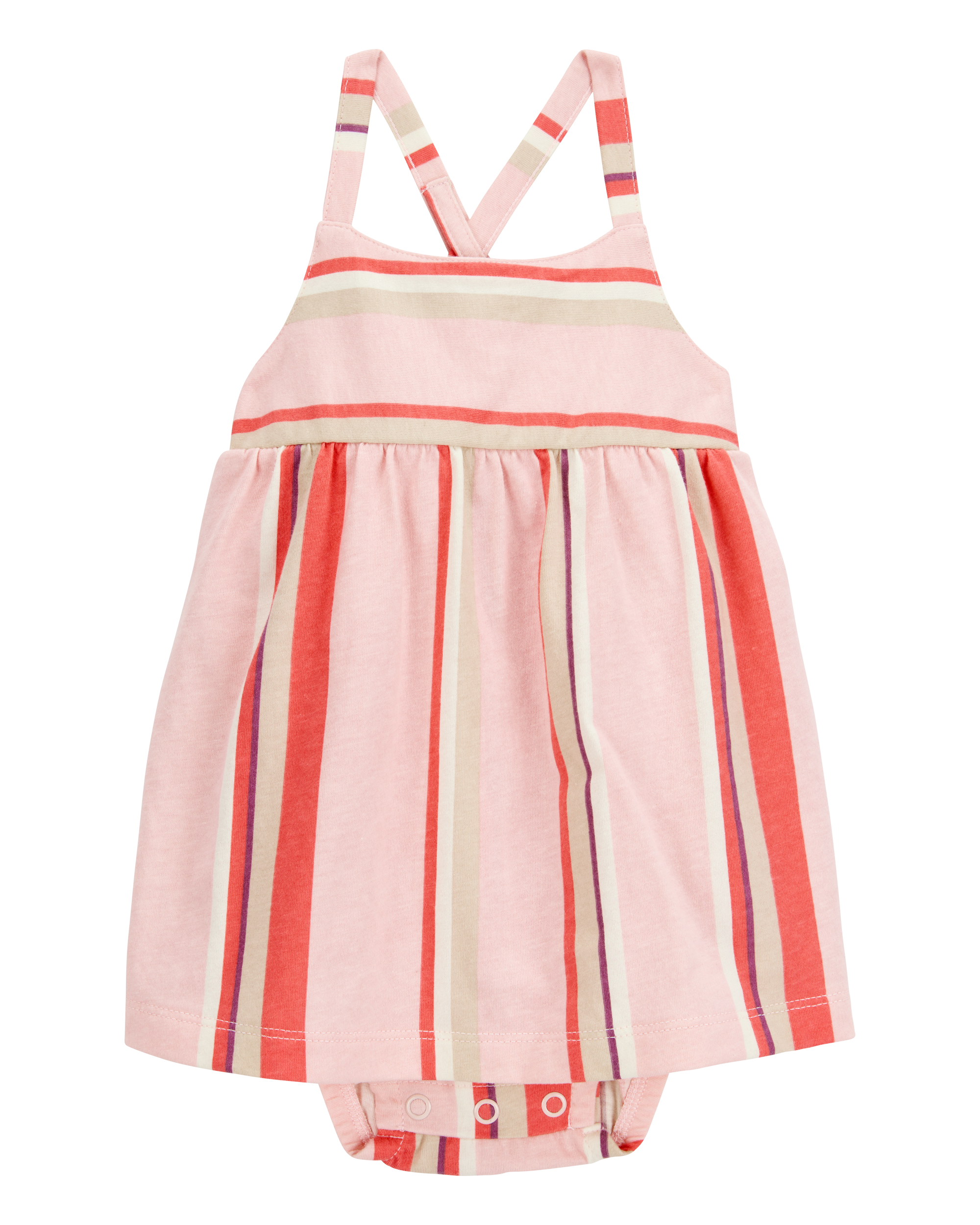 Baby Striped Sleeveless Sunsuit
