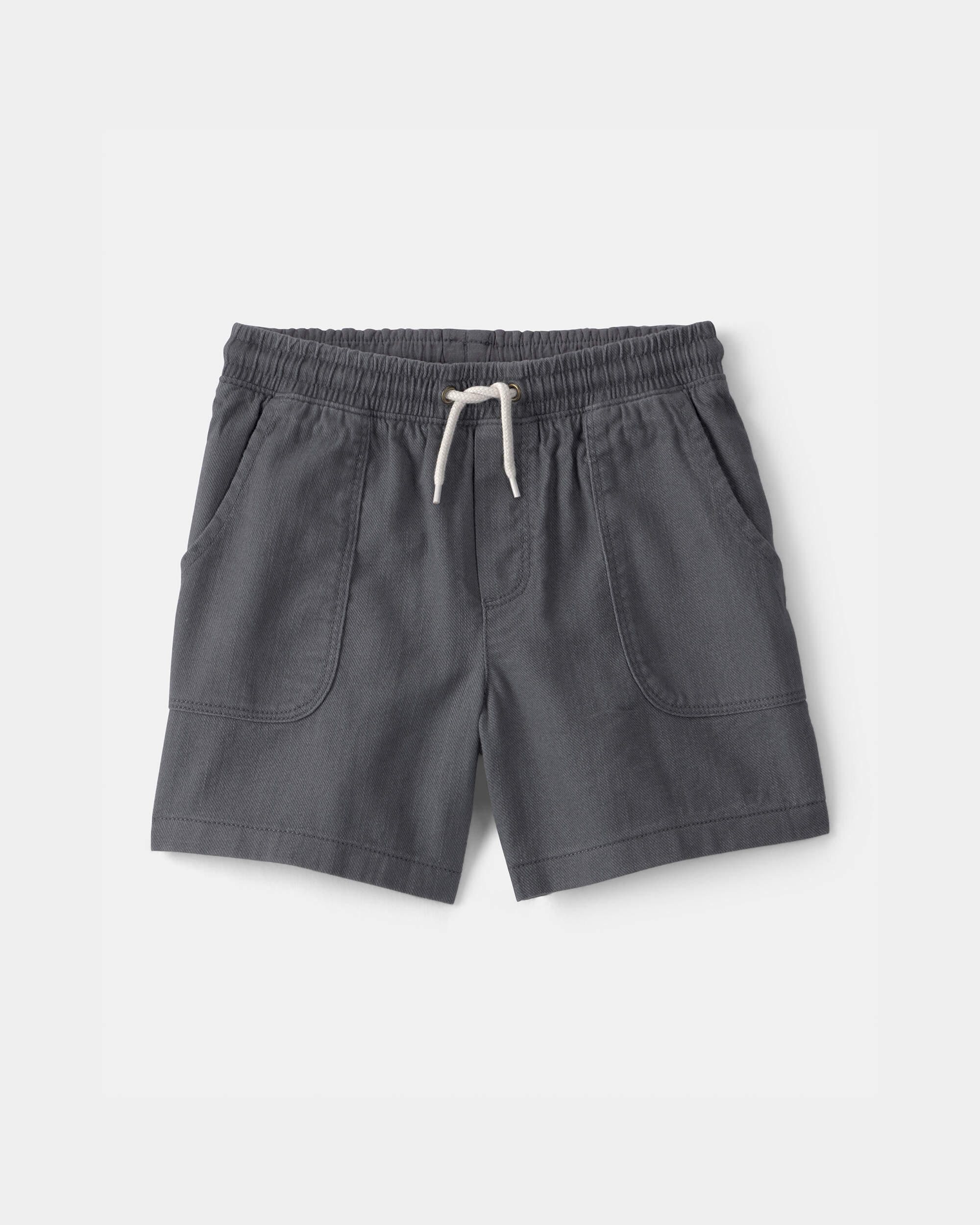 Boys Twill Shorts - Grey