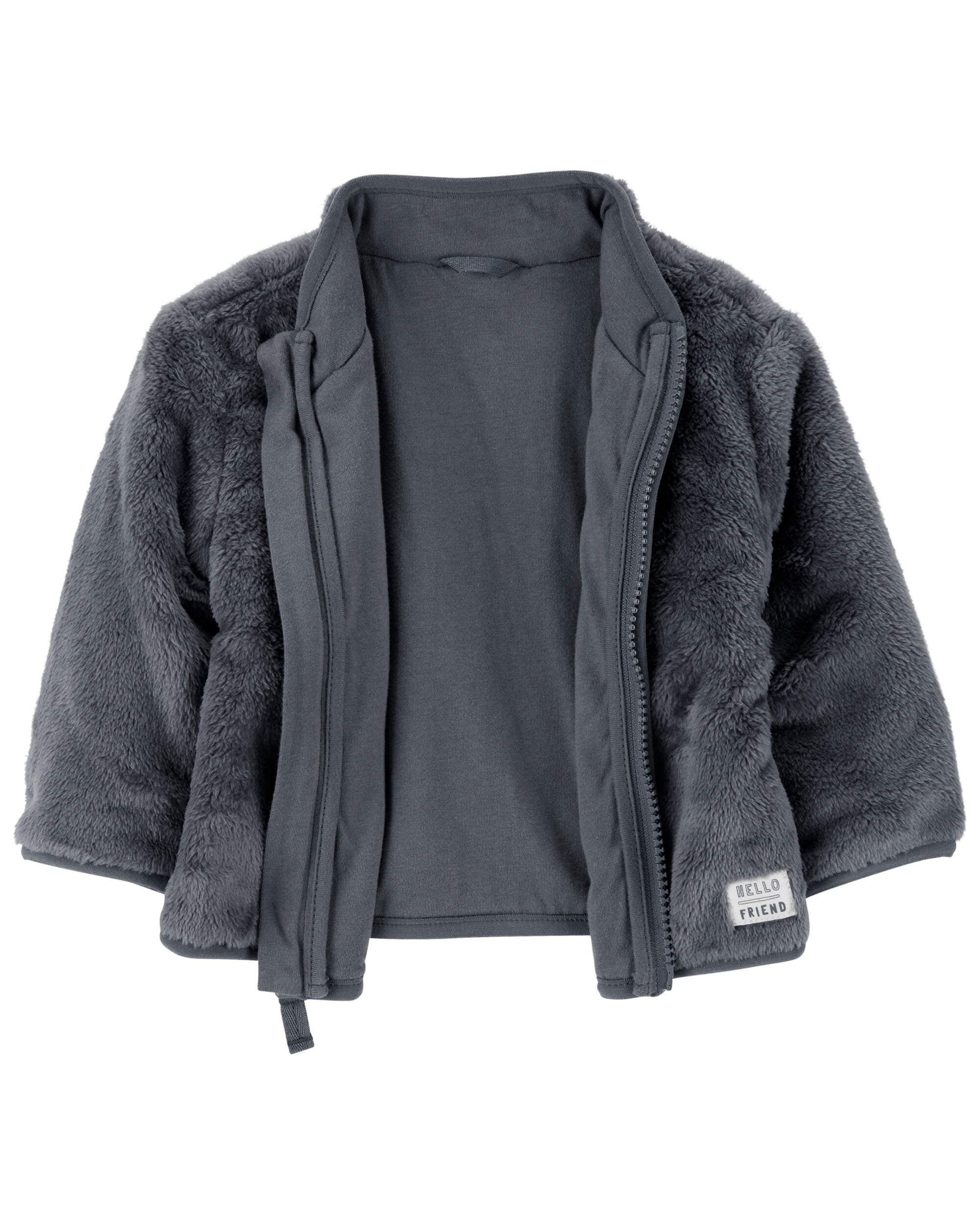 Baby Boys Baby Zip Up Sherpa Cardigan 9M Carter s