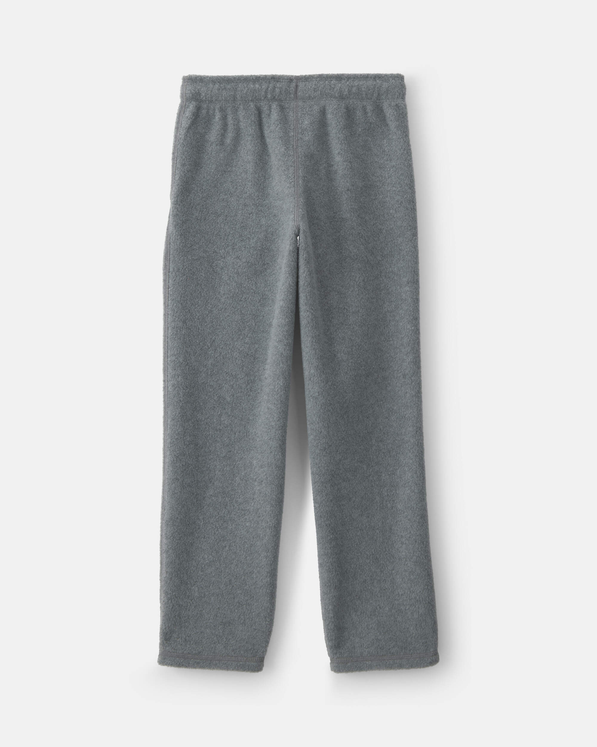 Boys Microfleece Wide-Leg Pants - Grey