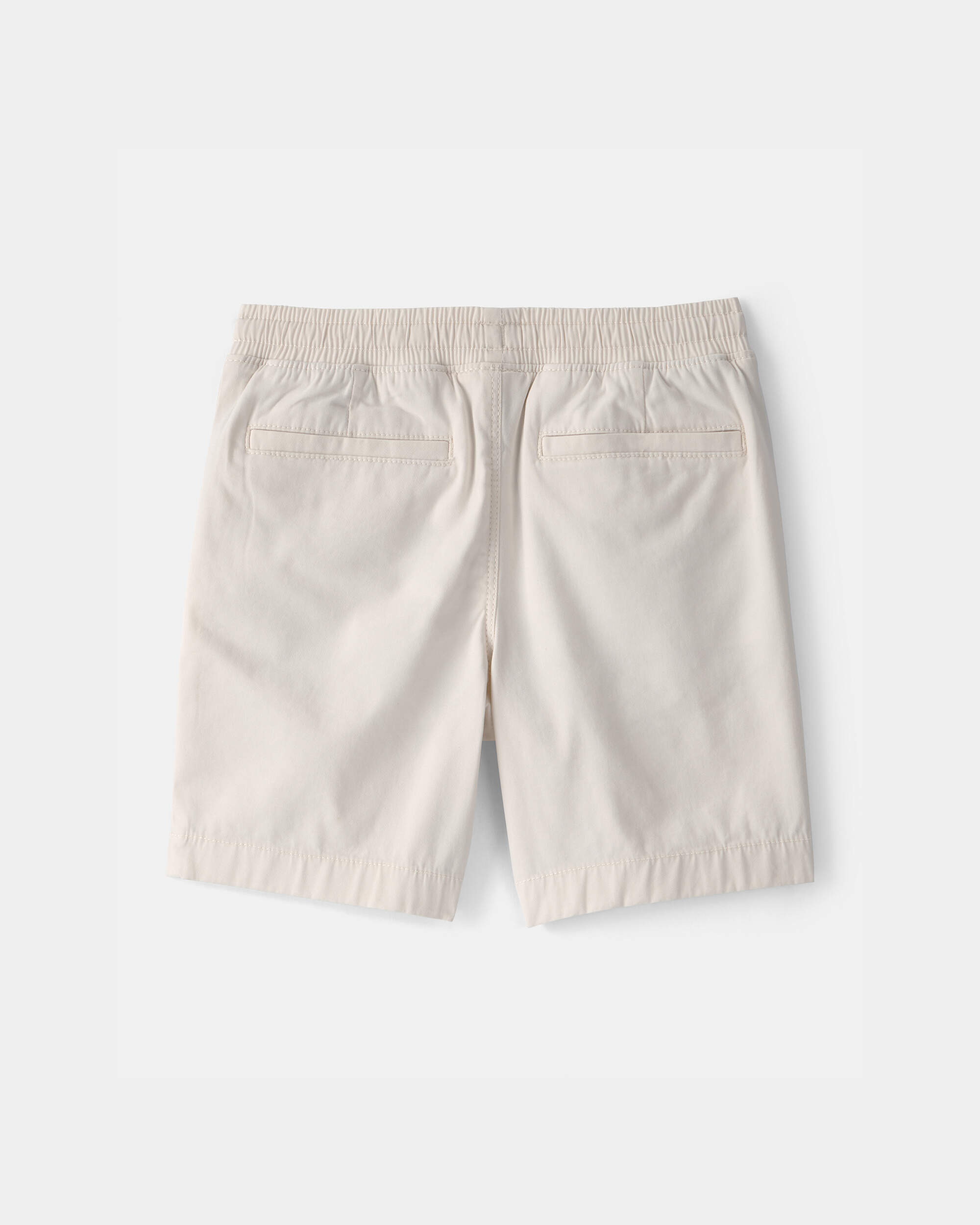 Boys Solid Easter Pull-On Fashion Shorts - Ivory