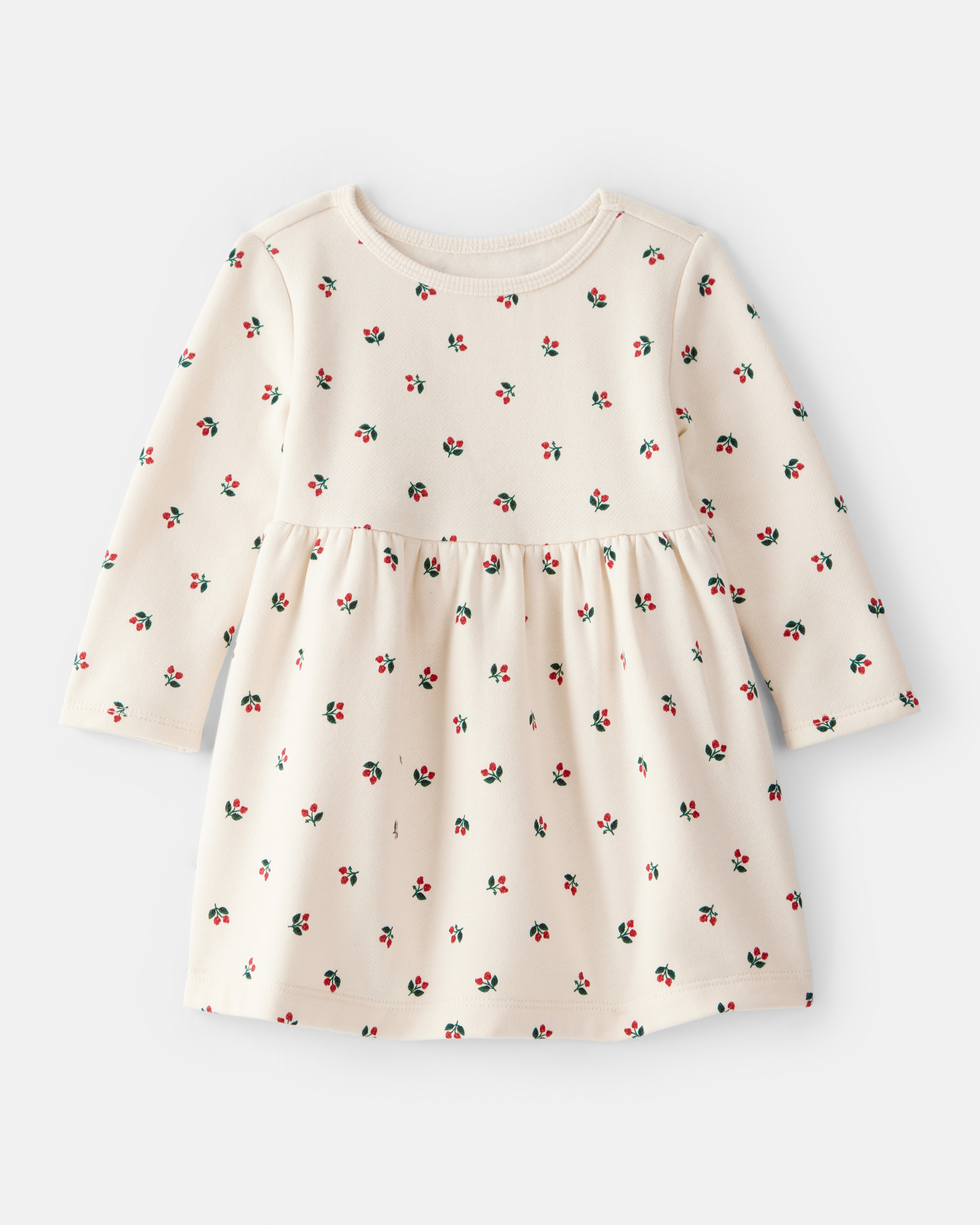 Baby Girl Holly Knit Dress - Ivory