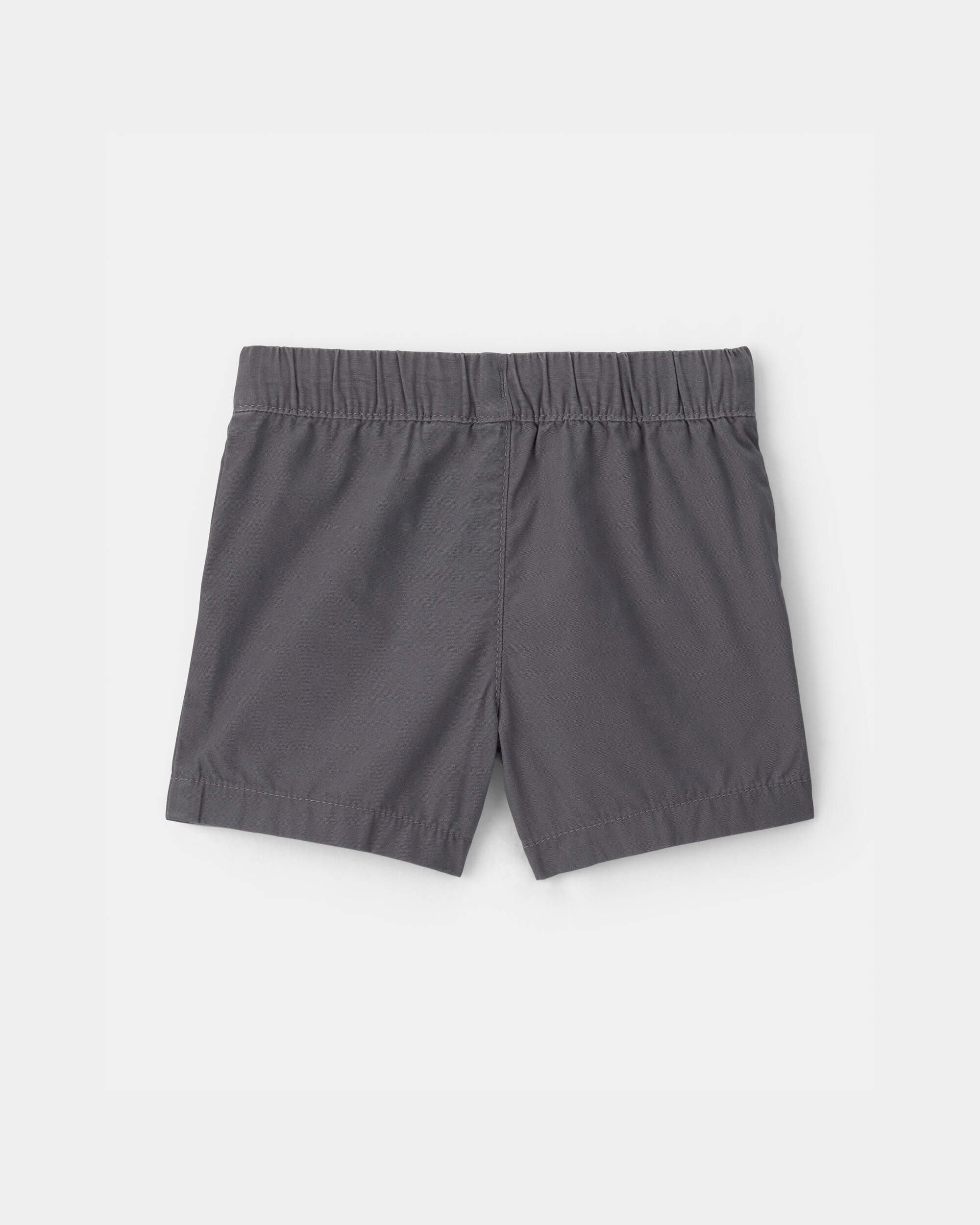 Baby Boy Canvas Shorts - Grey