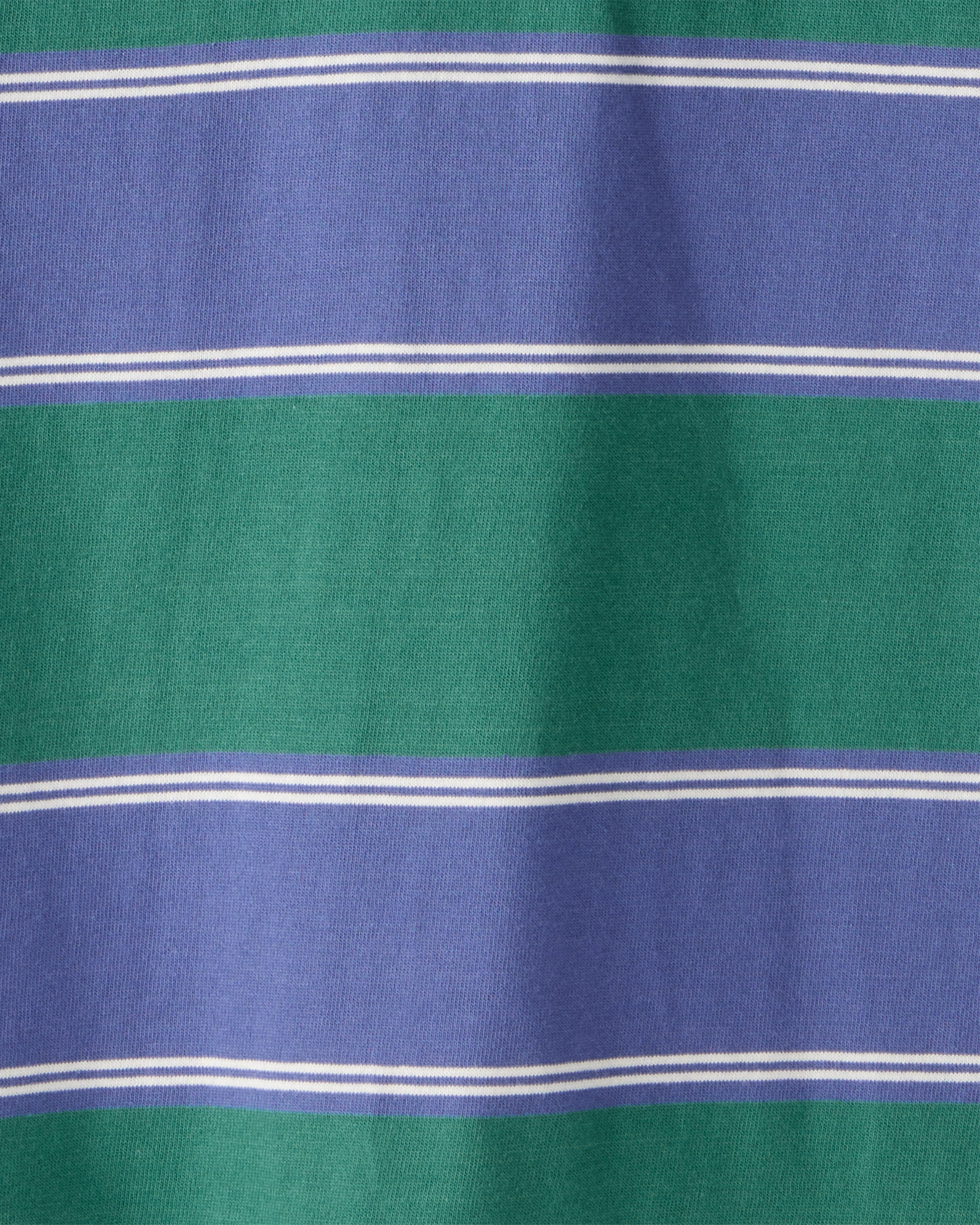 Boys Cotton Short-Sleeve Stripe Polo