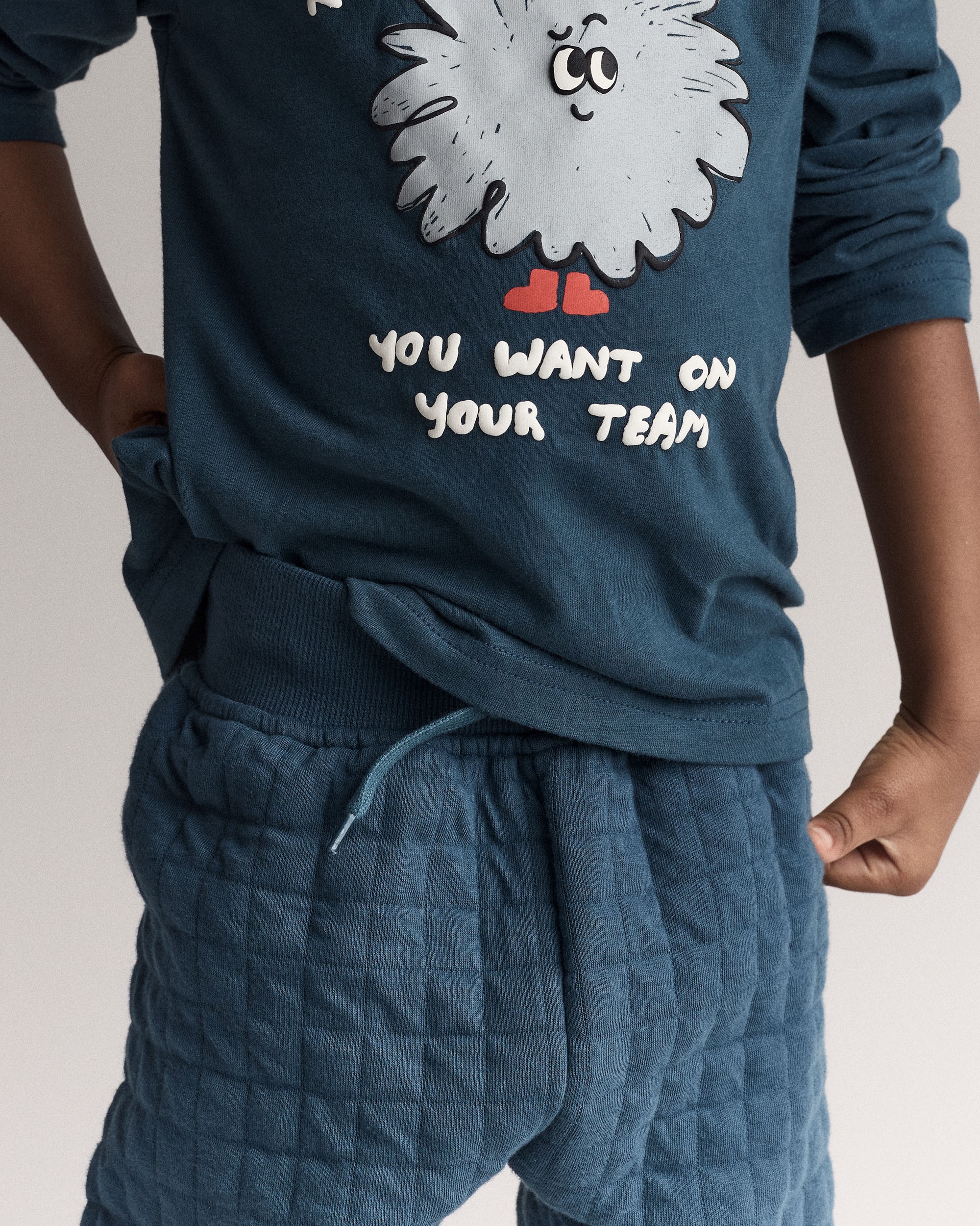 Toddler No-Seam Jogger Pant - Deep Teal