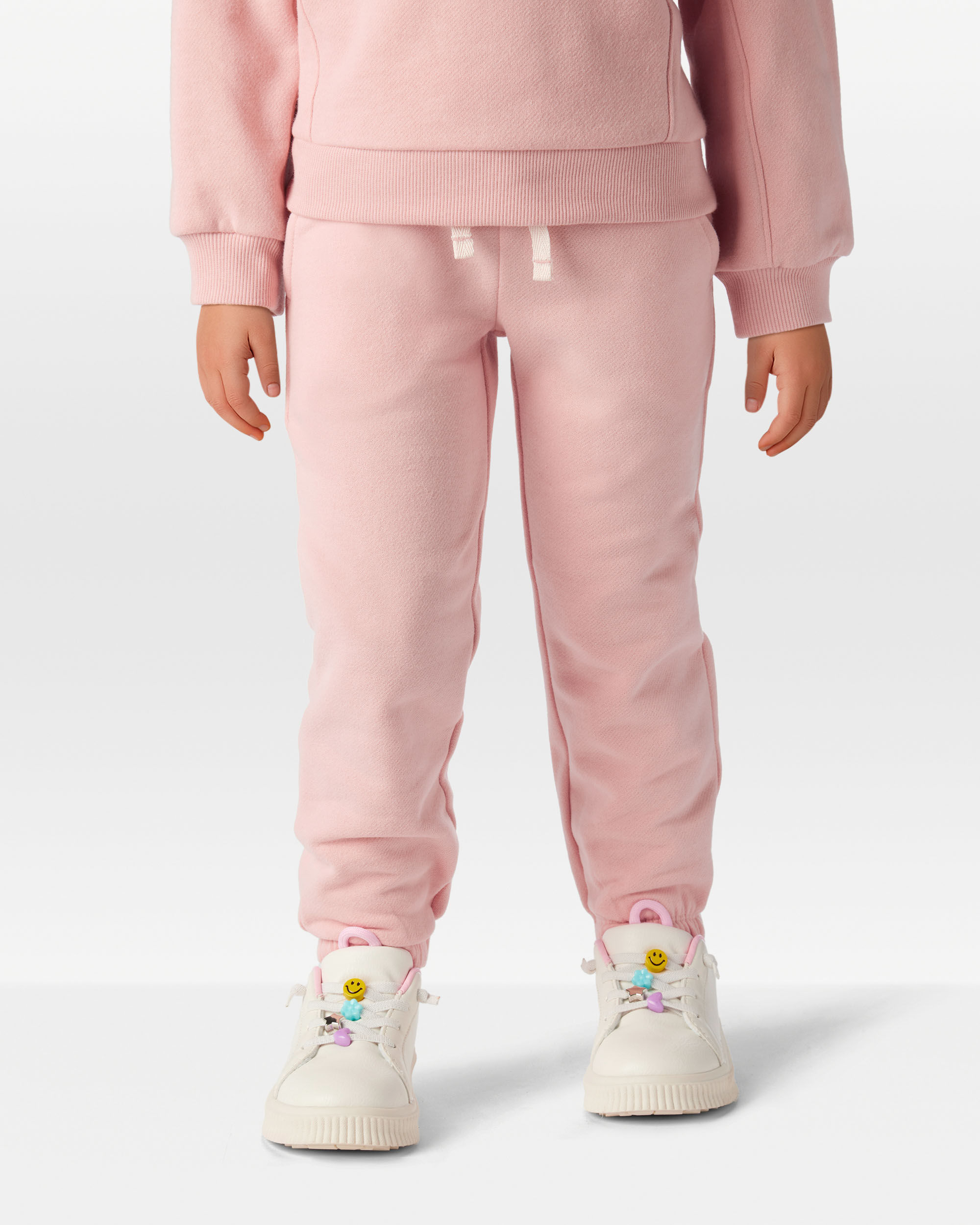 Toddler Girl Cotton Joggers - Pink