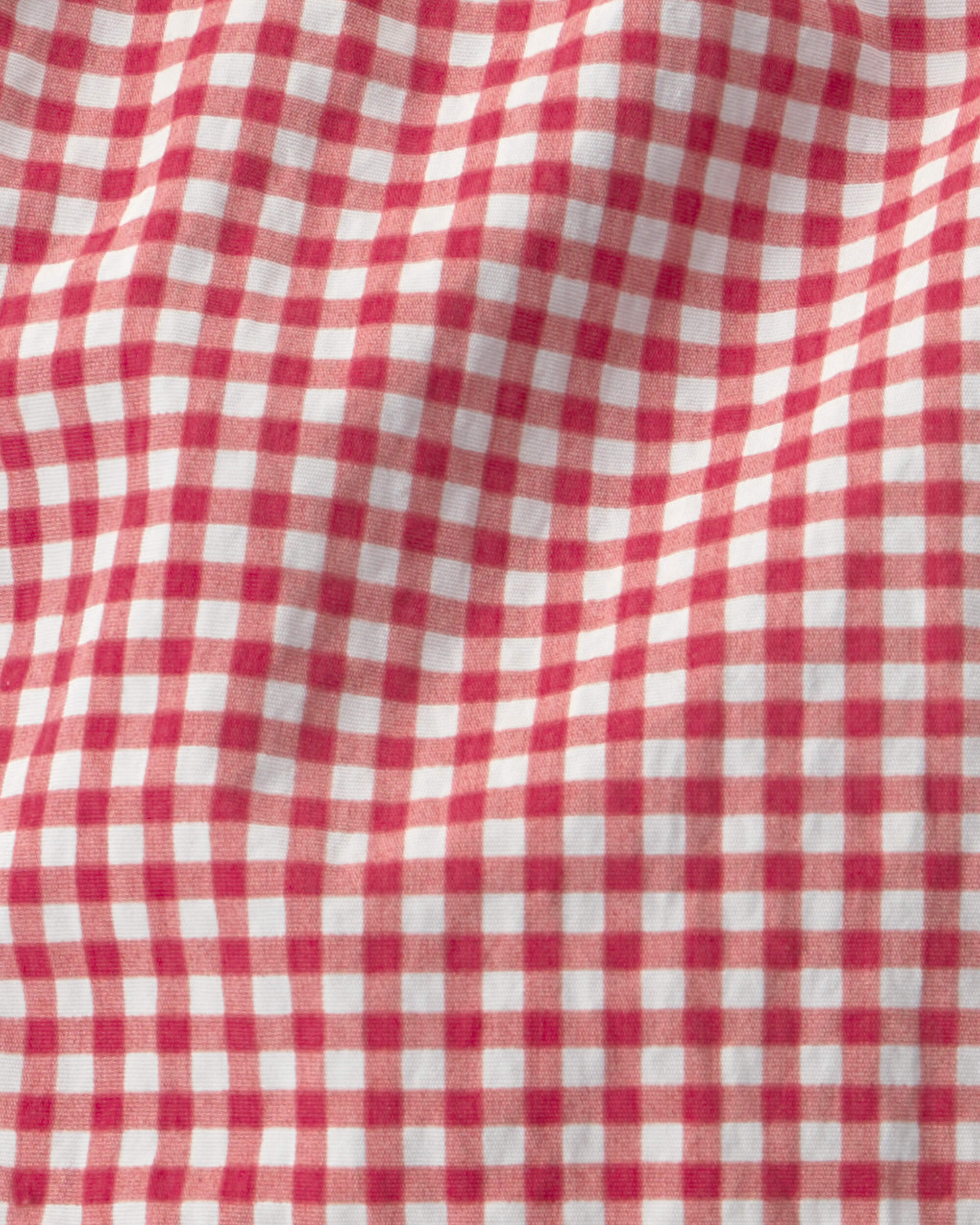 Baby Boy Recycled Swim Trunks Red Gingham