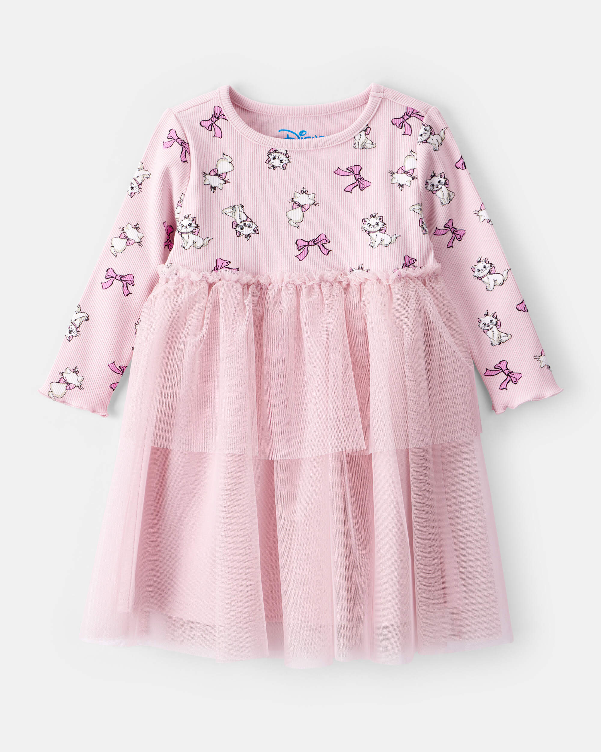 Baby Aristocats Long-Sleeve Tutu Dress