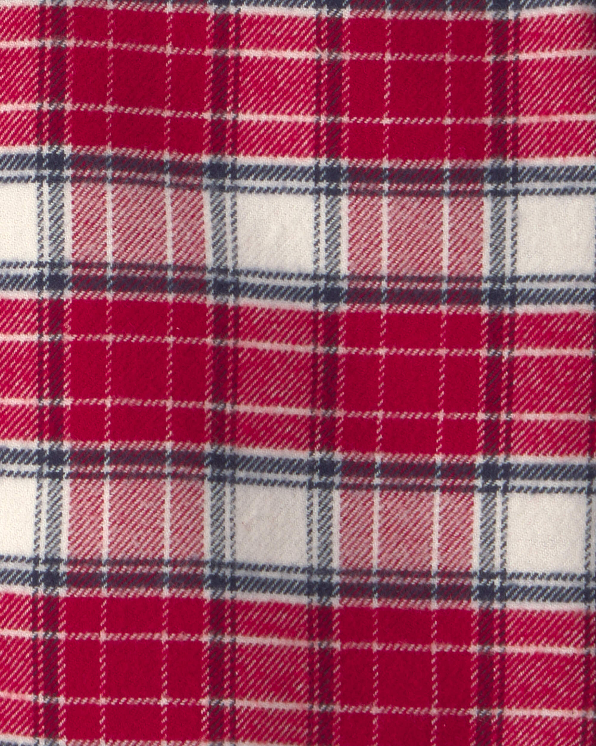 Baby Boy Organic Cotton Flannel Button-Down Shirt