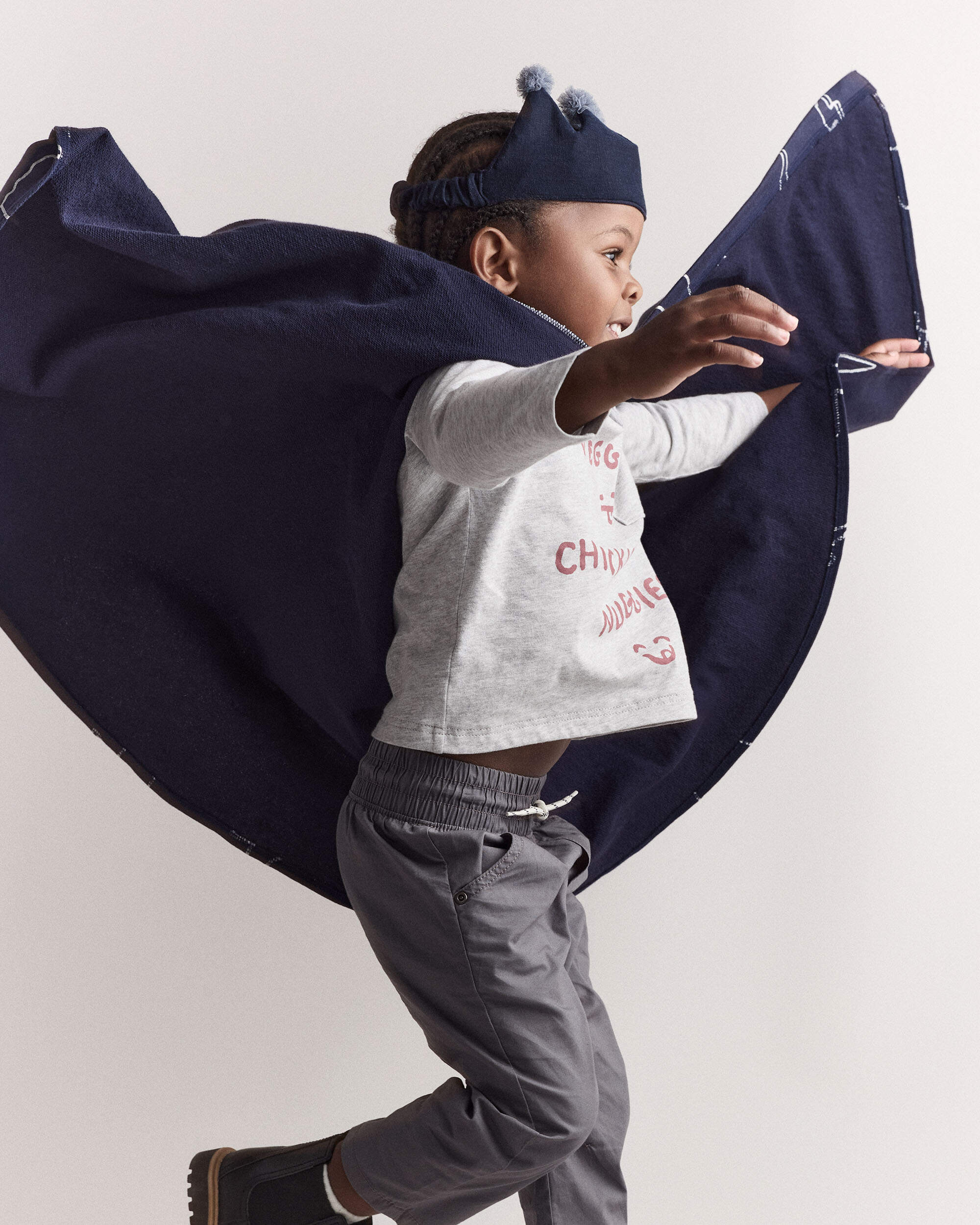 Toddler Lightening Bolt Dress Up Cape - Navy