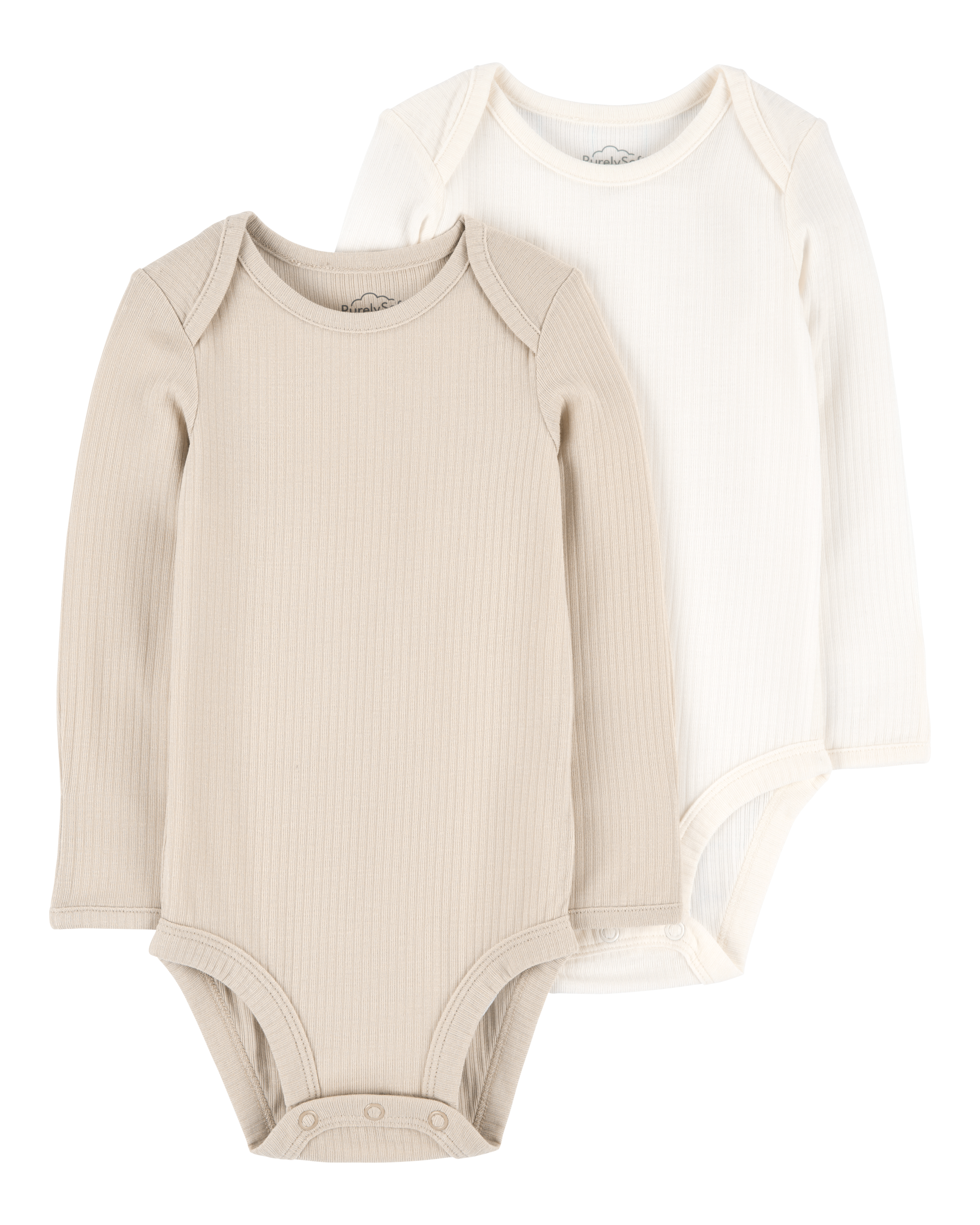 Baby 2-Piece Long-Sleeve PurelySoft Bodysuits