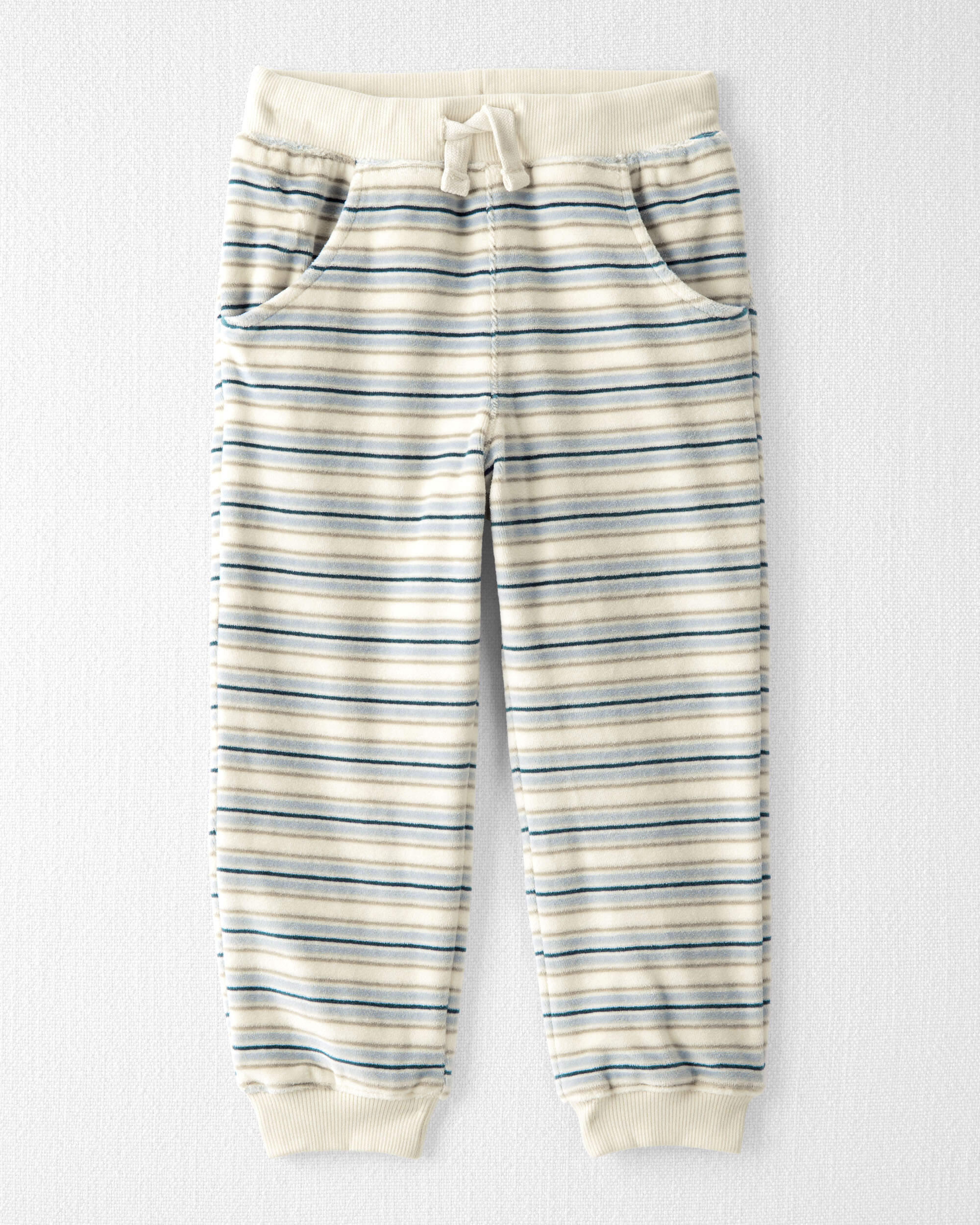 Toddler 2-Piece Organic Cotton Velour Pullover & Pant Set