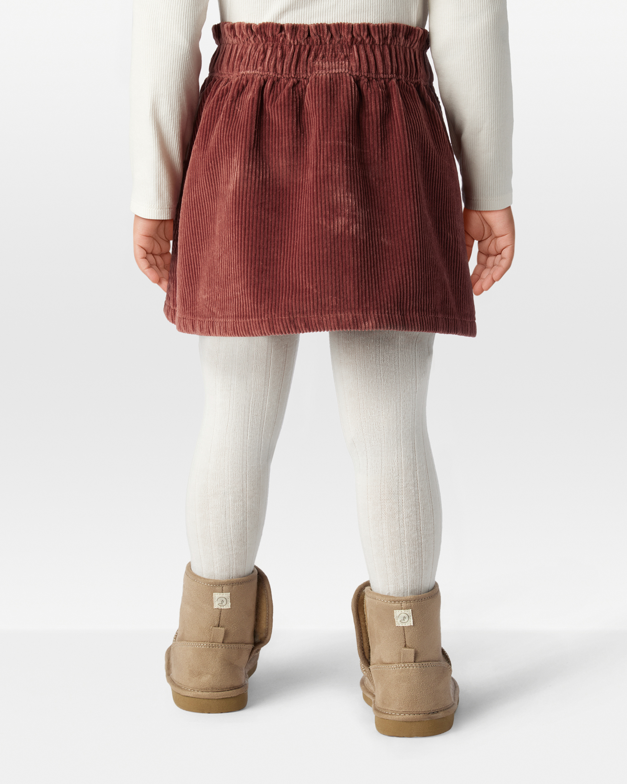 Toddler Girl Organic Cotton Corduroy Skirt