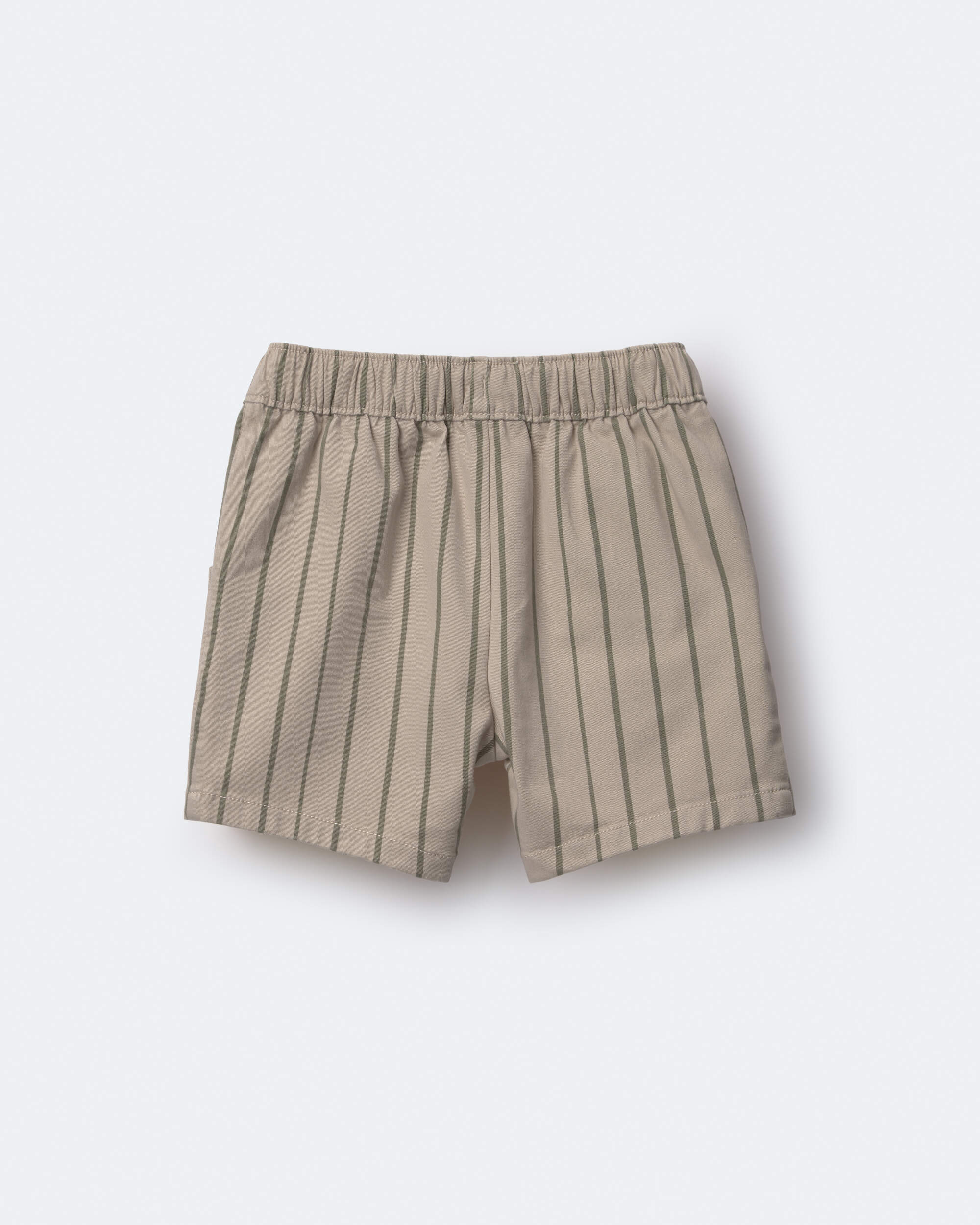 Toddler Boy Playground Shorts Stripes - Khaki/Olive