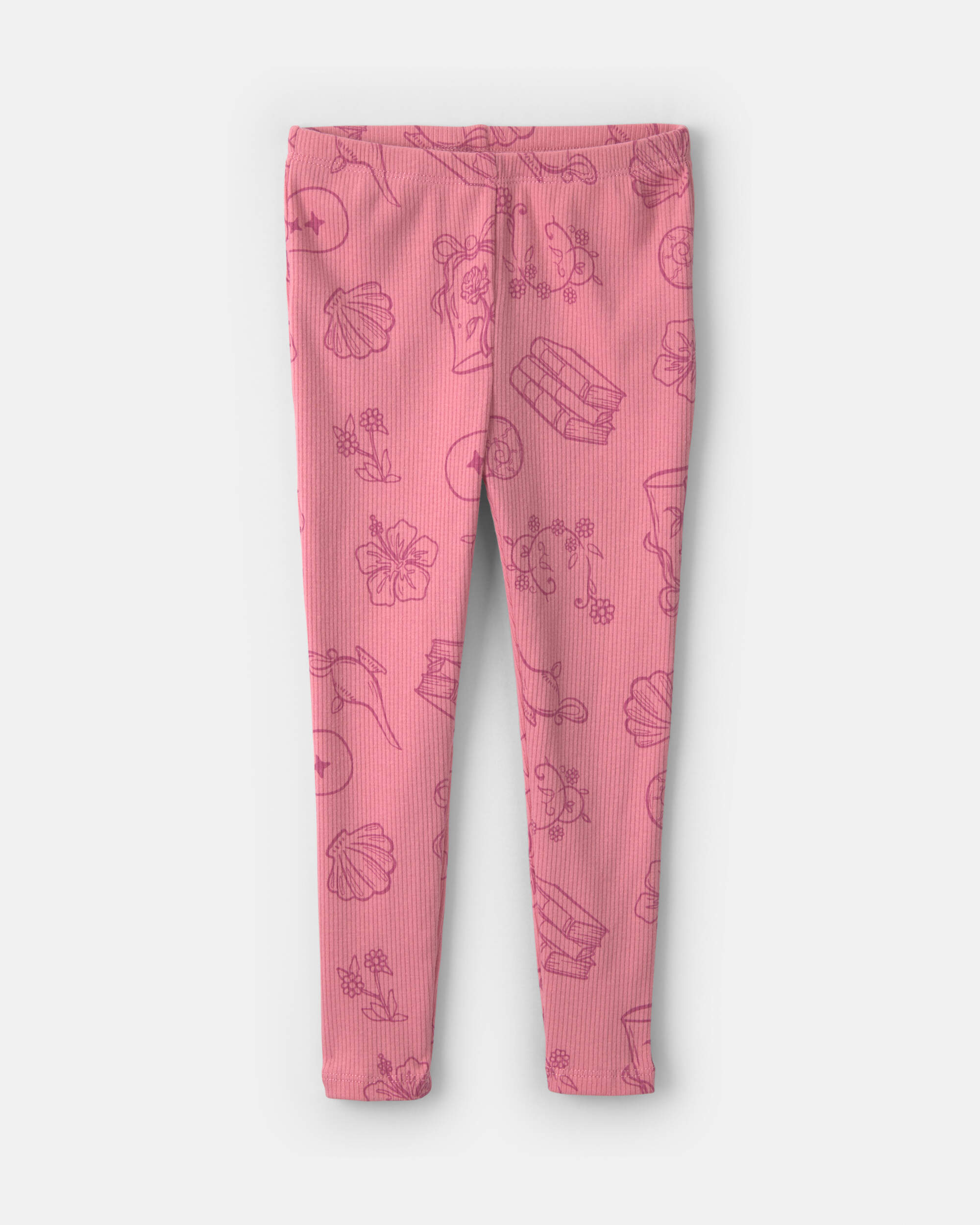Toddler Girl 2-Piece Disney© Princess Fleece Long-Sleeve Top & Pant Set - Pink
