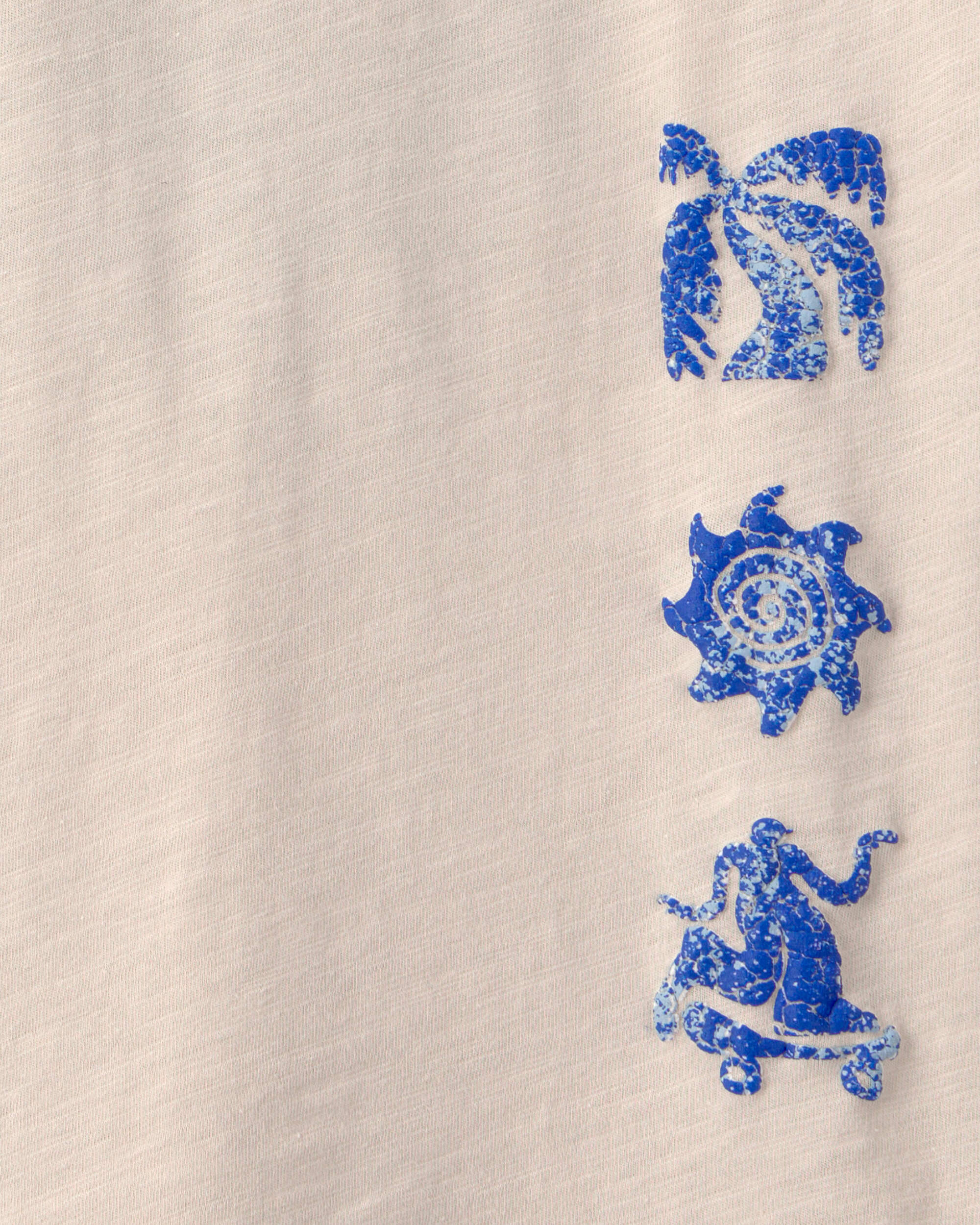 Boys Beachside Skater Graphic Tee - Tan