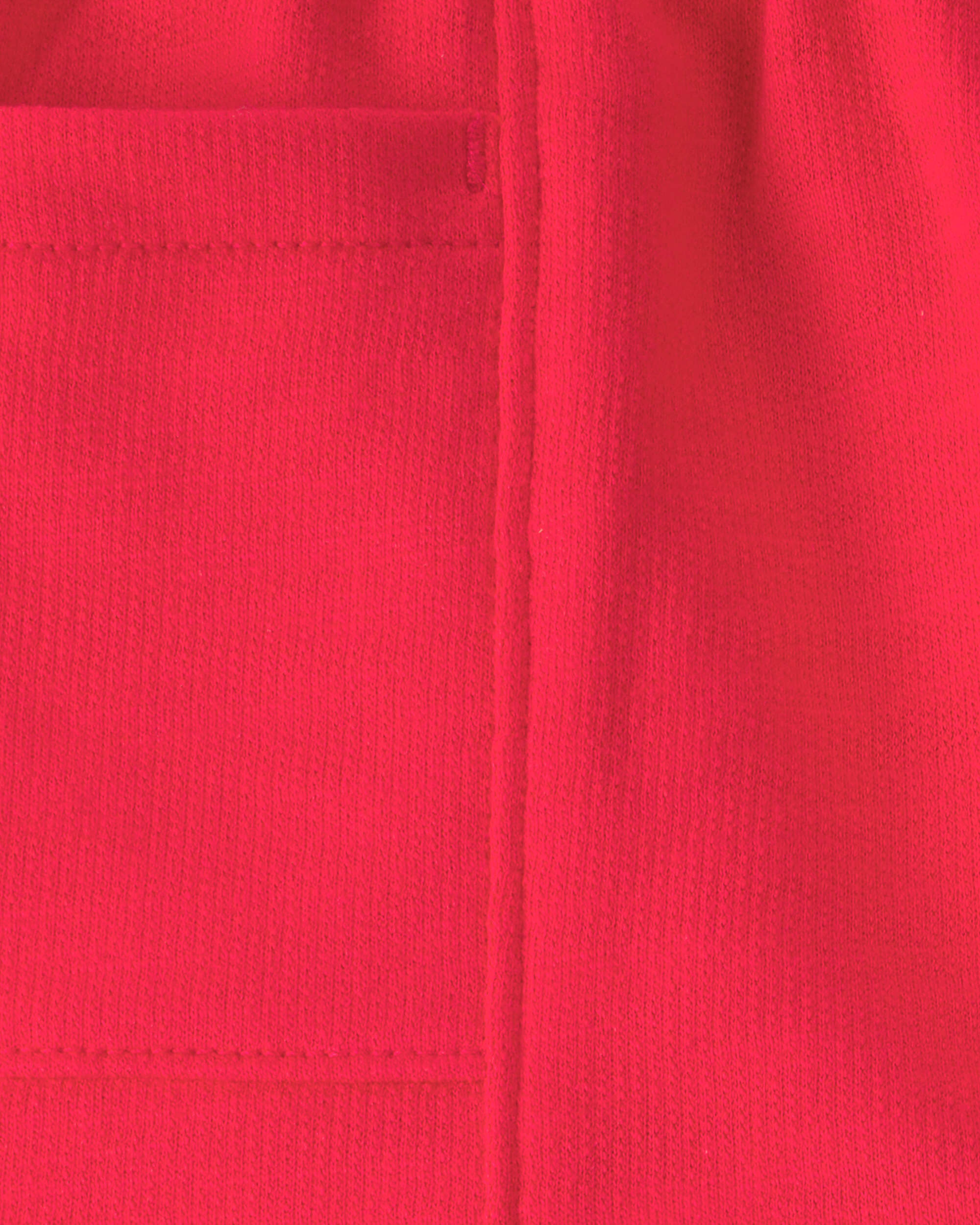 Baby Girl French Terry Shorts - Red