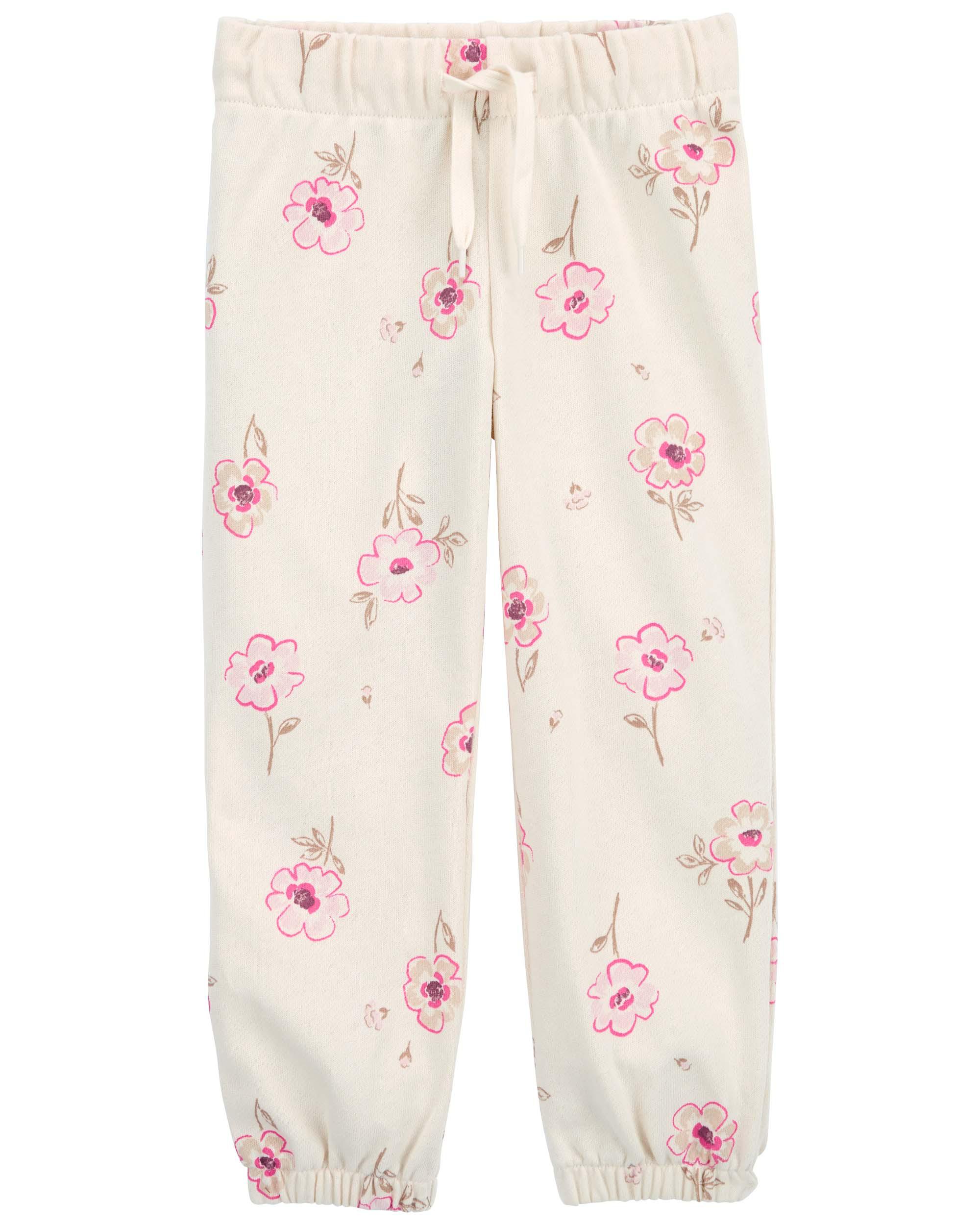 Floral Pull-On Joggers