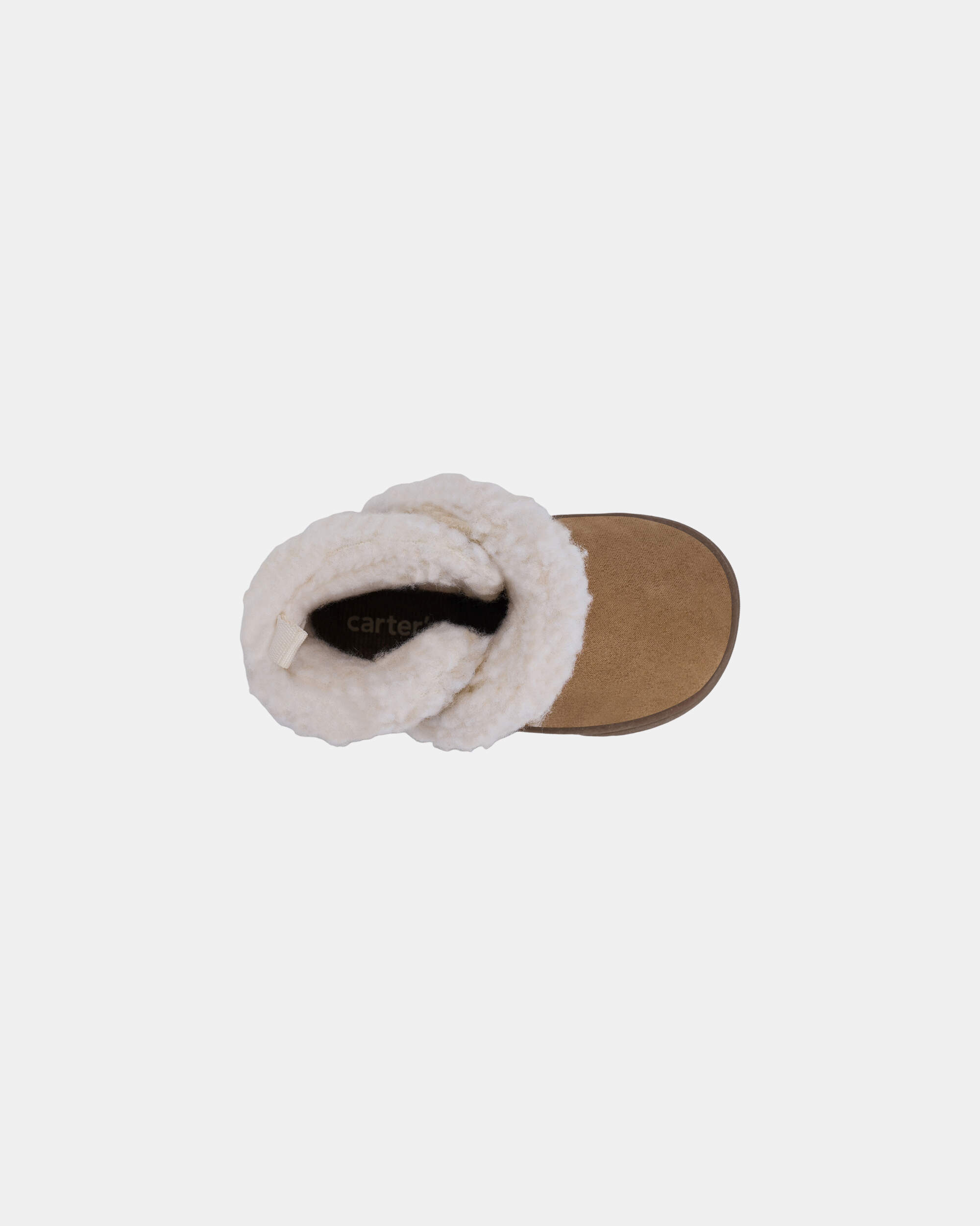 Baby Girl Every Step® First Walker Teddy Fleece Boots - Tan