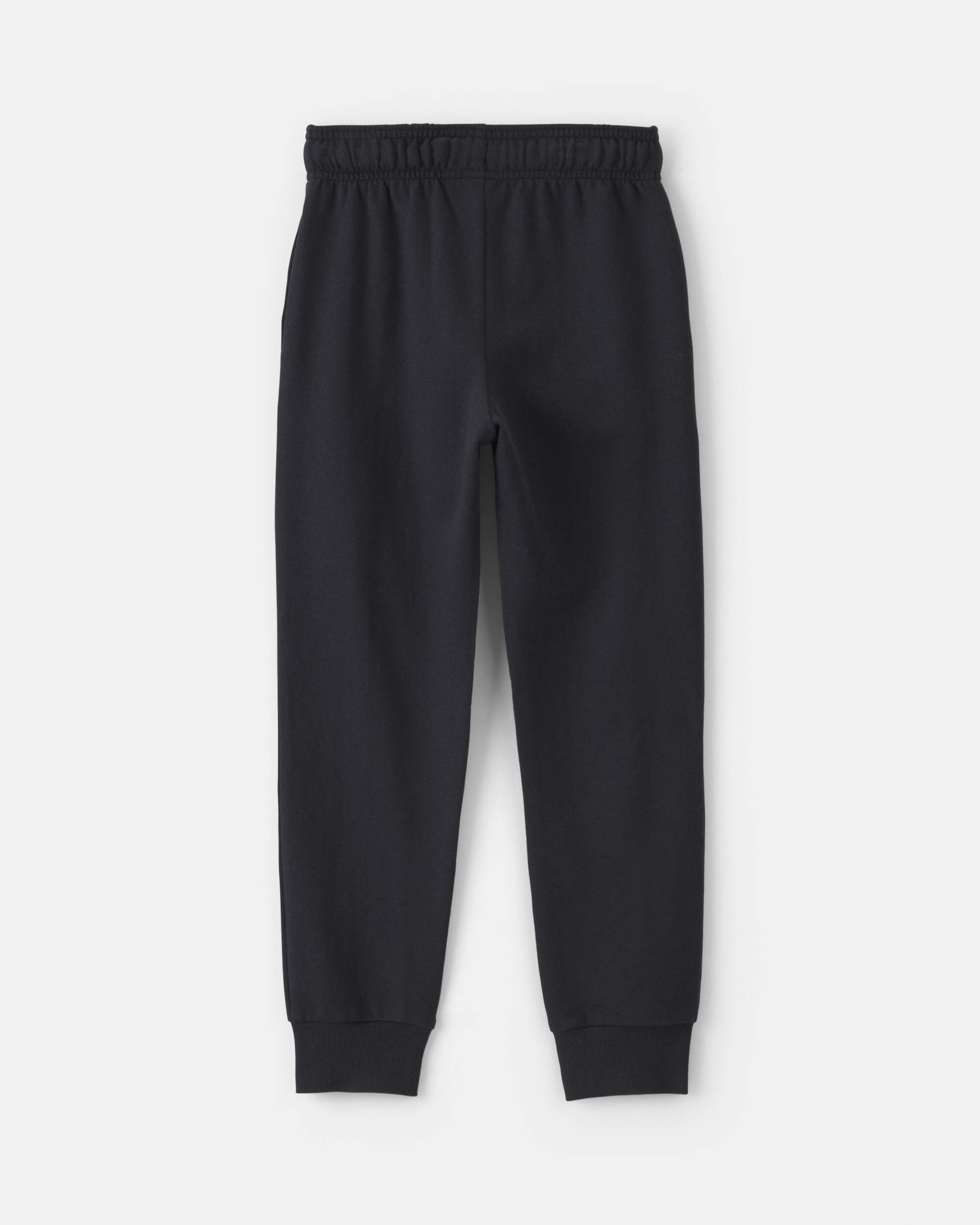 Baby Boy Pull-On Drawstring Joggers - Black