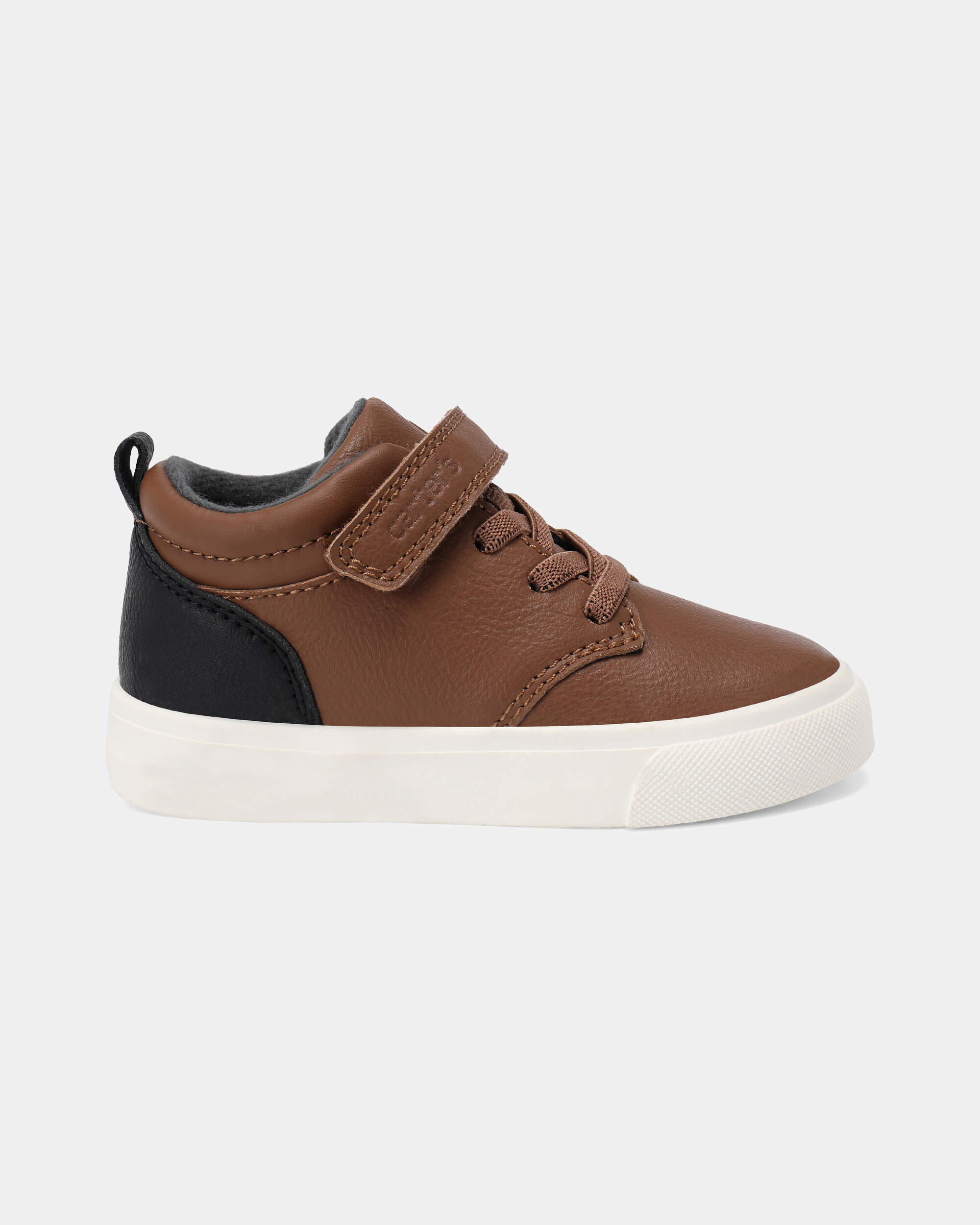 Toddler Boy High-Top Casual Shoes - Brown