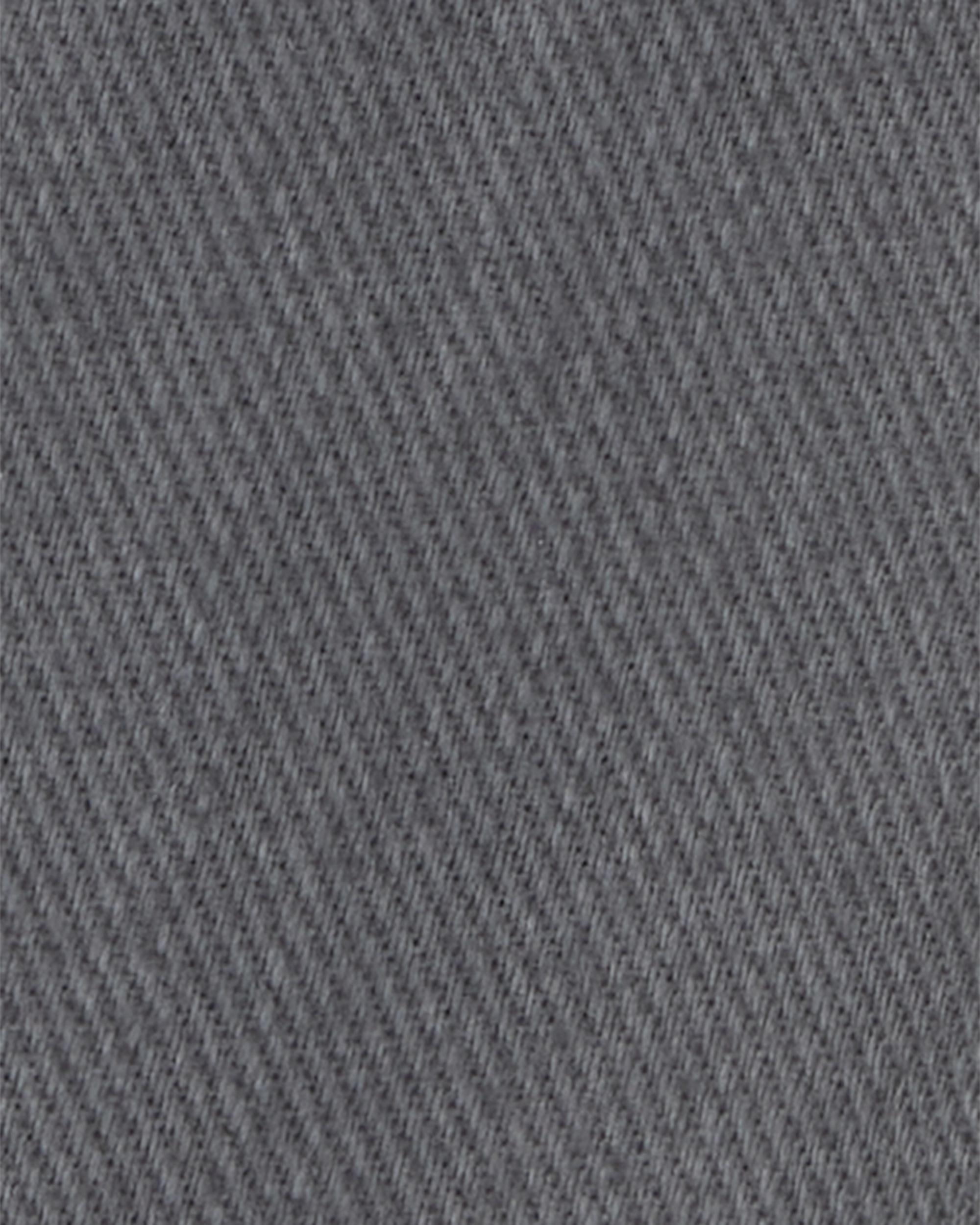 Toddler Pull-On Twill Shorts - Grey