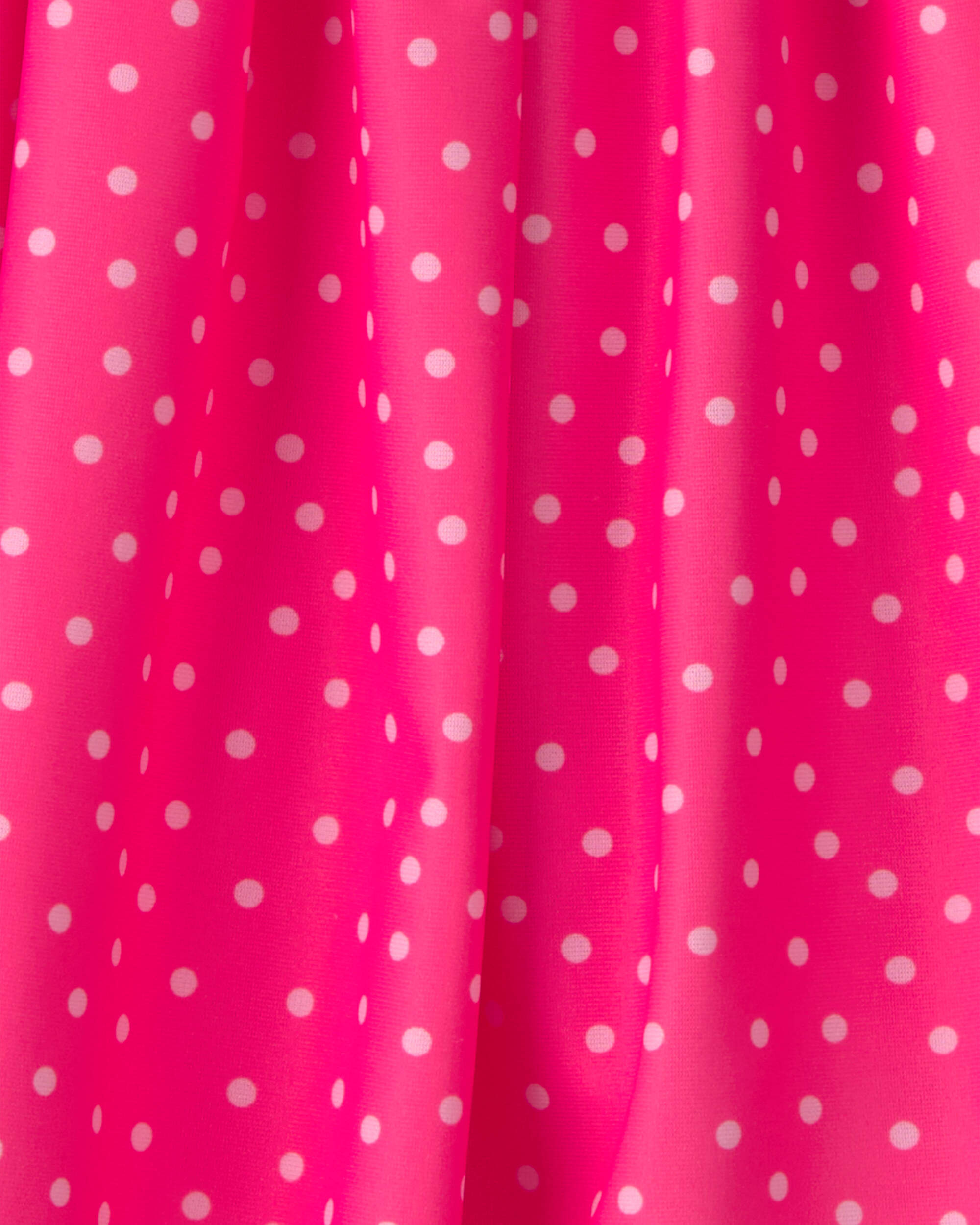 Girls Polka Dot Active Skort - Fuchsia