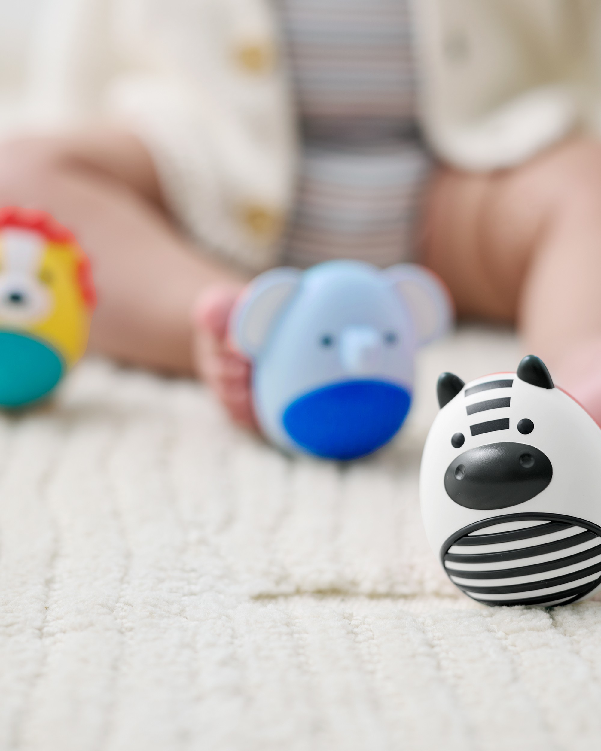 Jungle Beats Baby Egg Shaker Set of 3