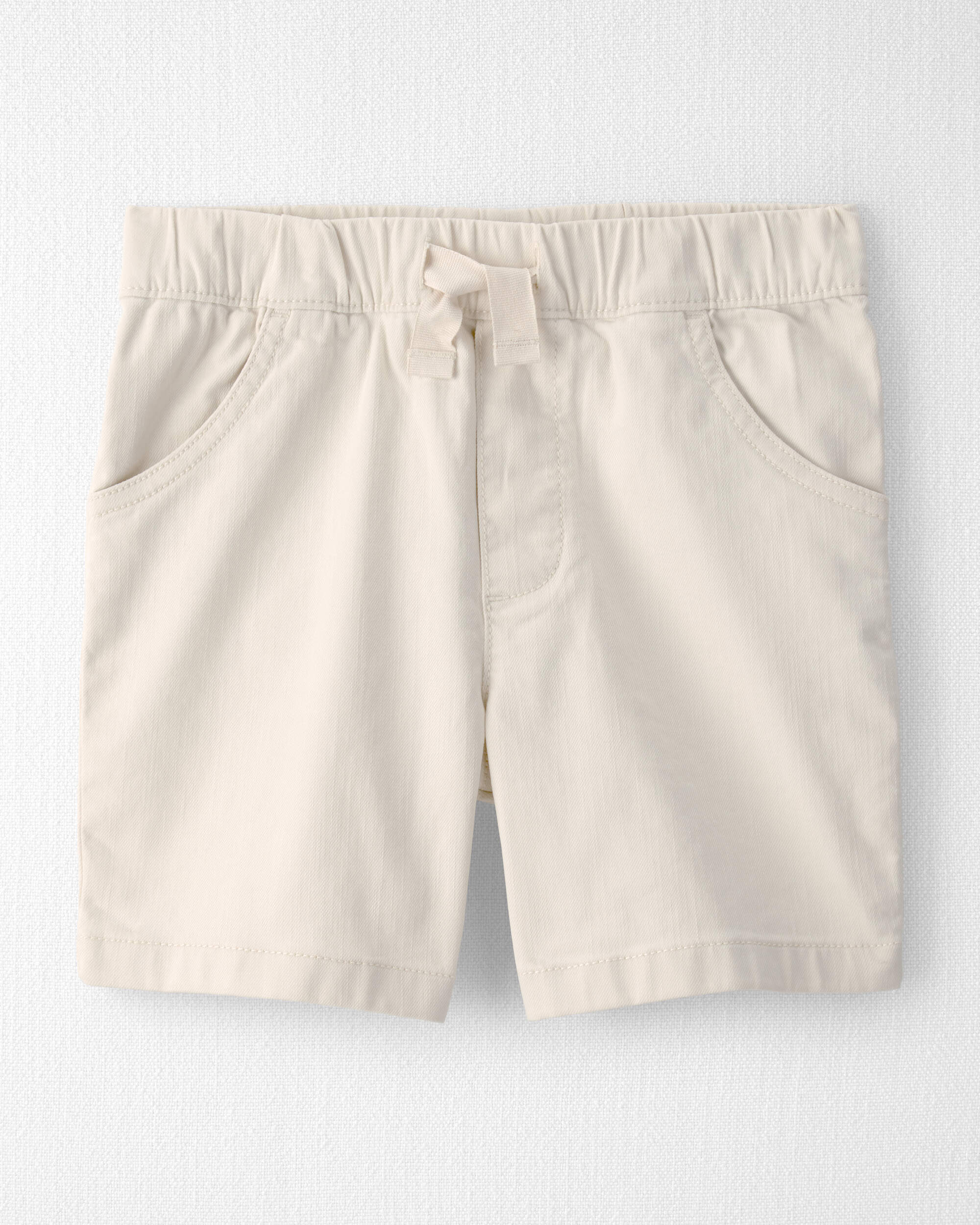 Boys Organic Cotton Shorts Cream