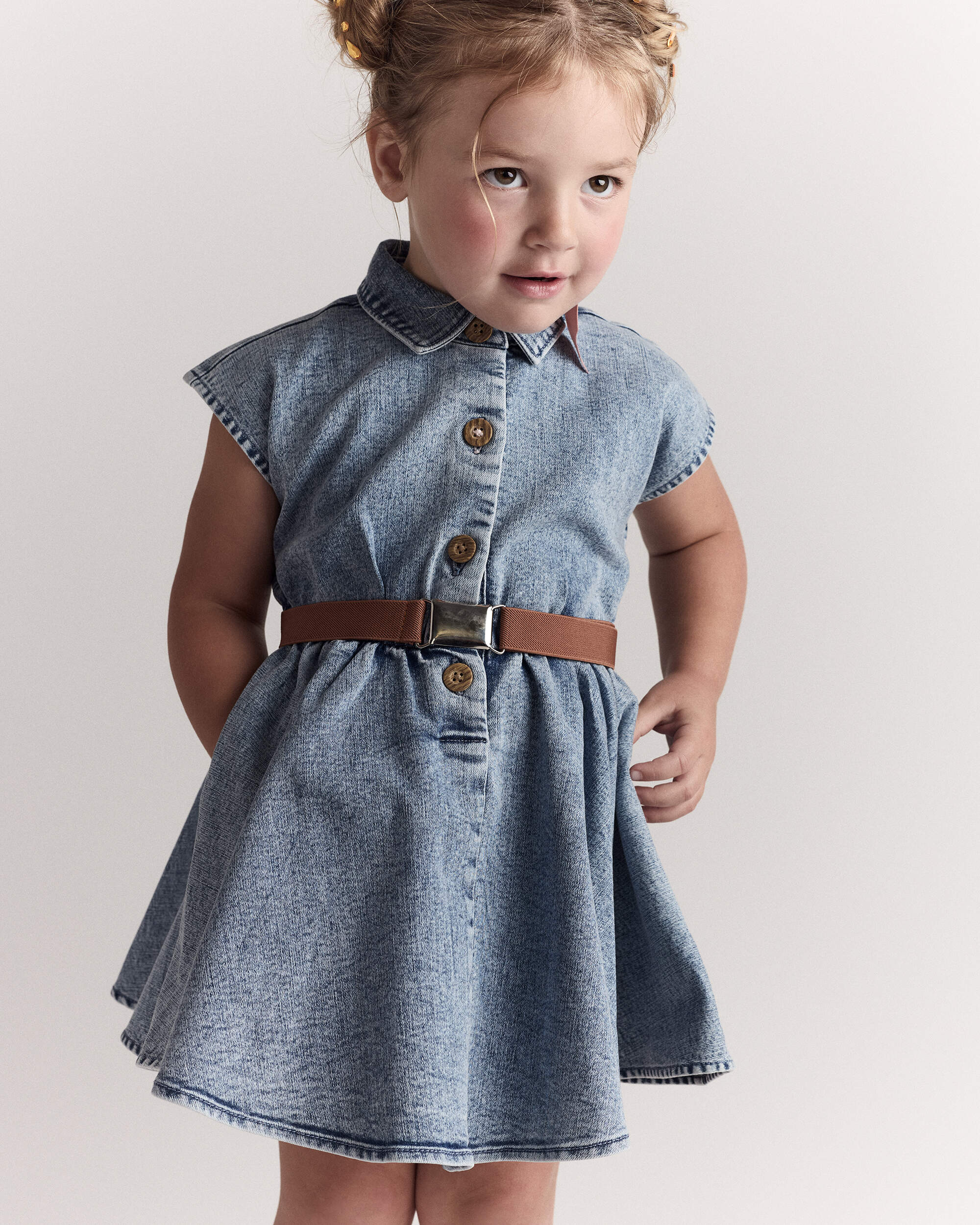 Toddler Girl Avenue Twirl™ Dress Denim - Blue
