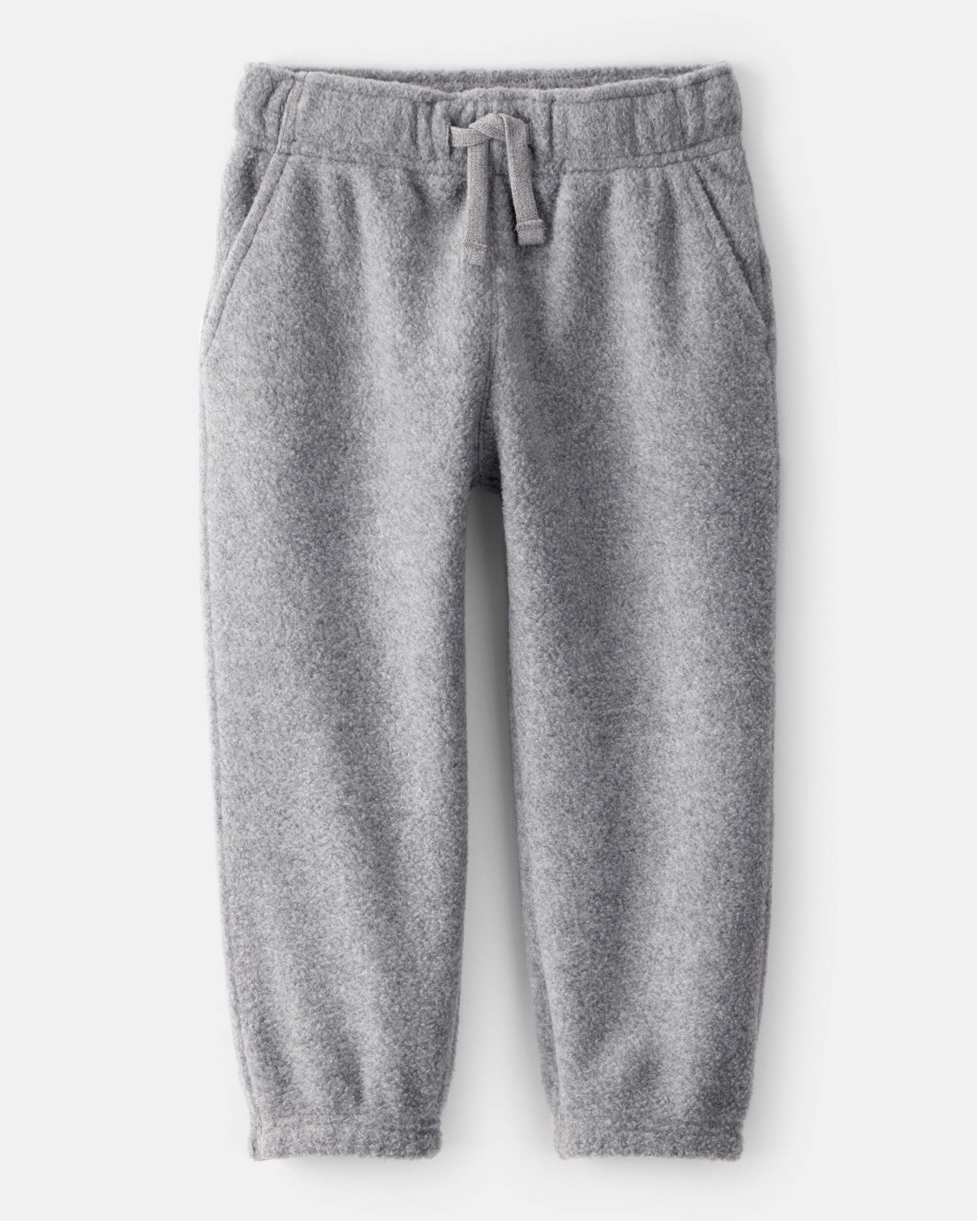 Toddler Boy Fleece Joggers - Grey