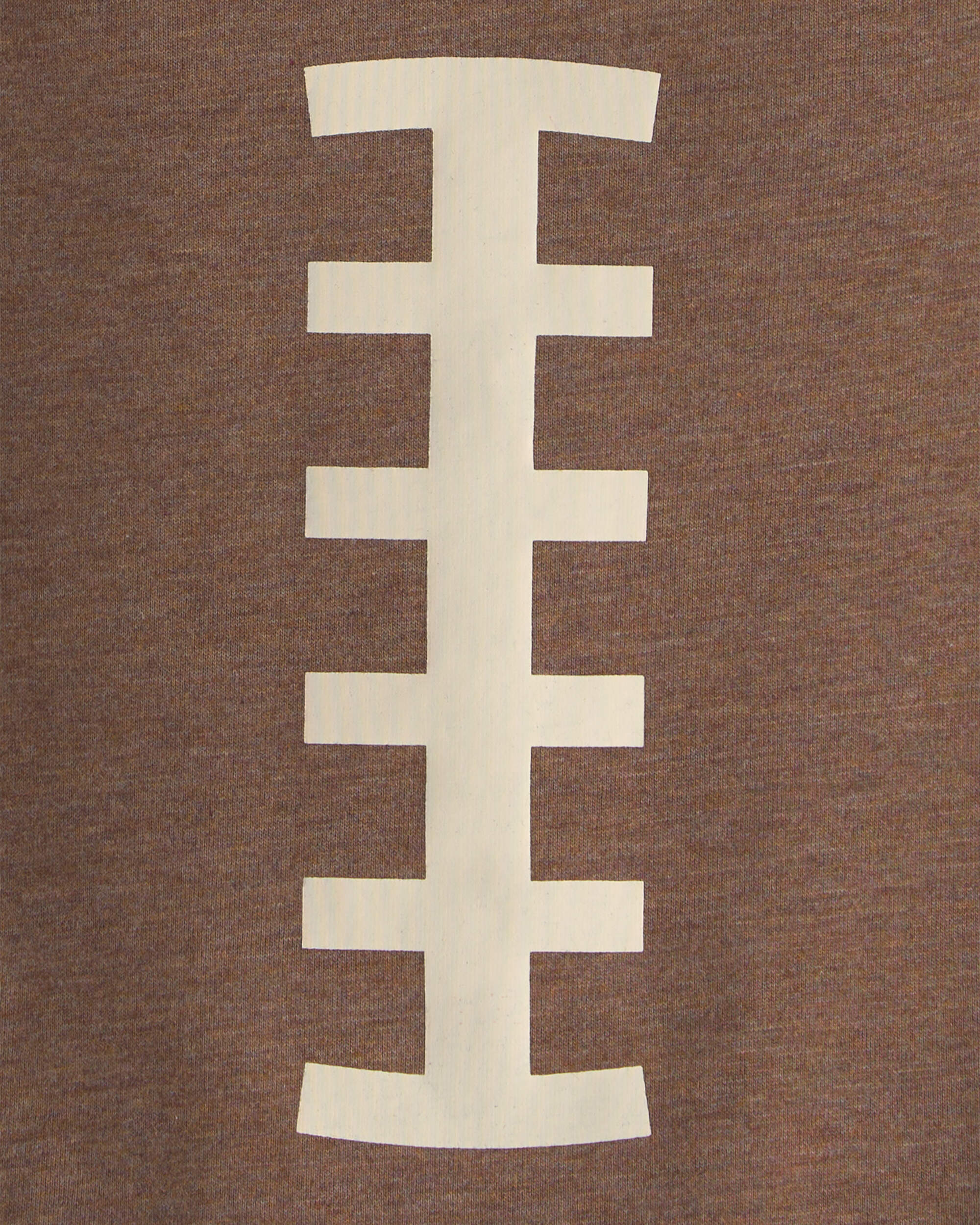 Baby Boy Football Long-Sleeve Graphic Bodysuit - Brown